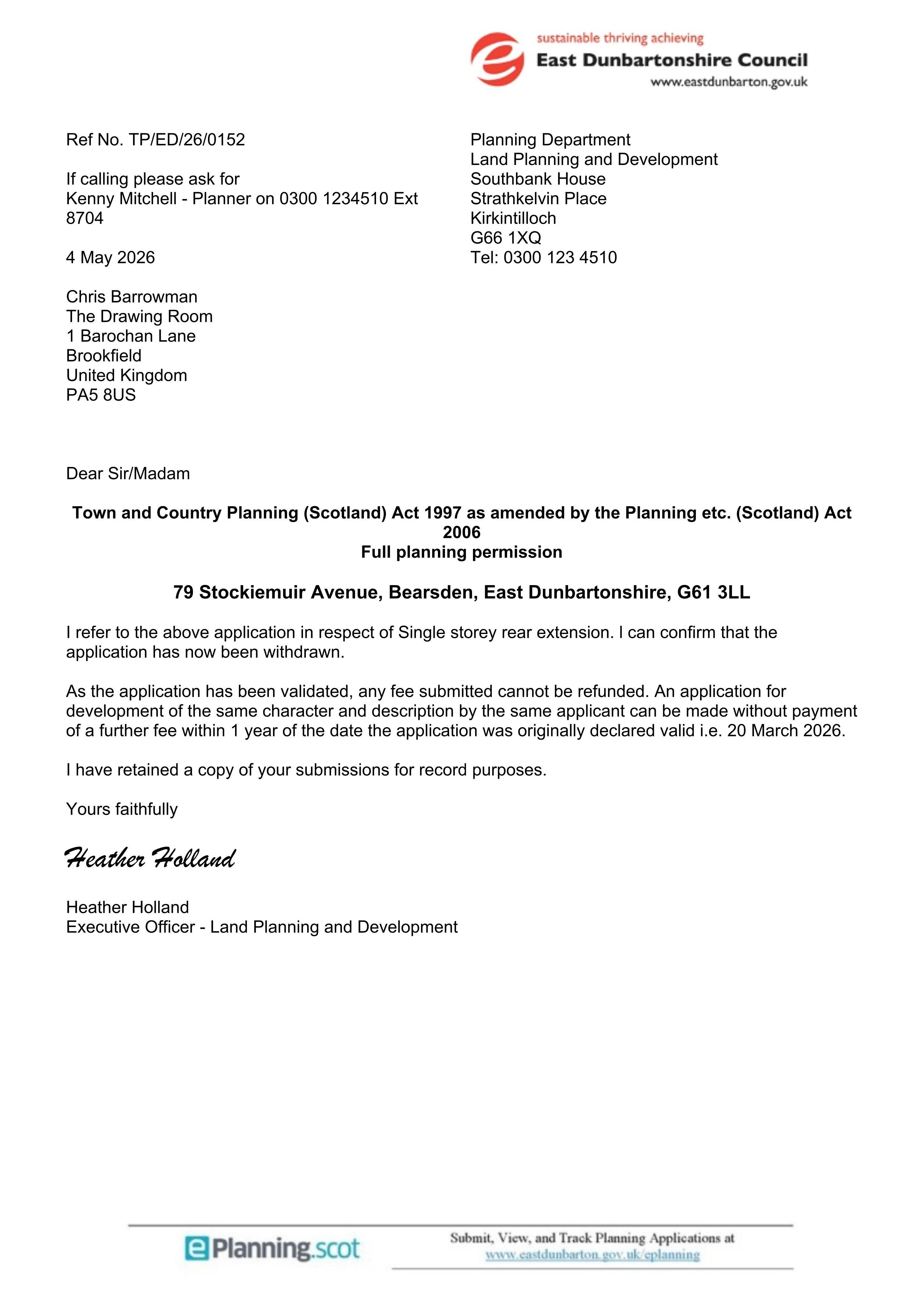 Planning document