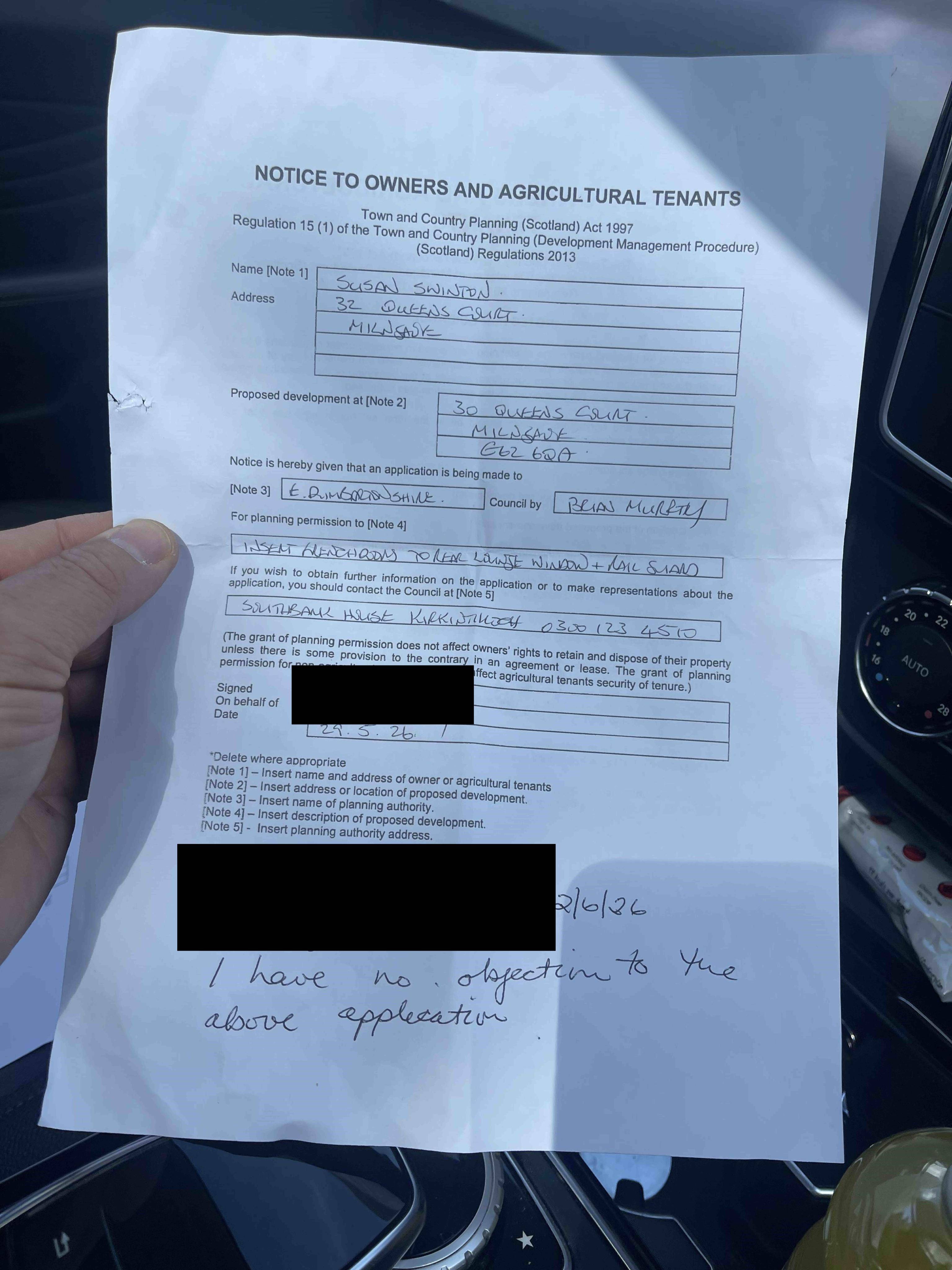 Planning document