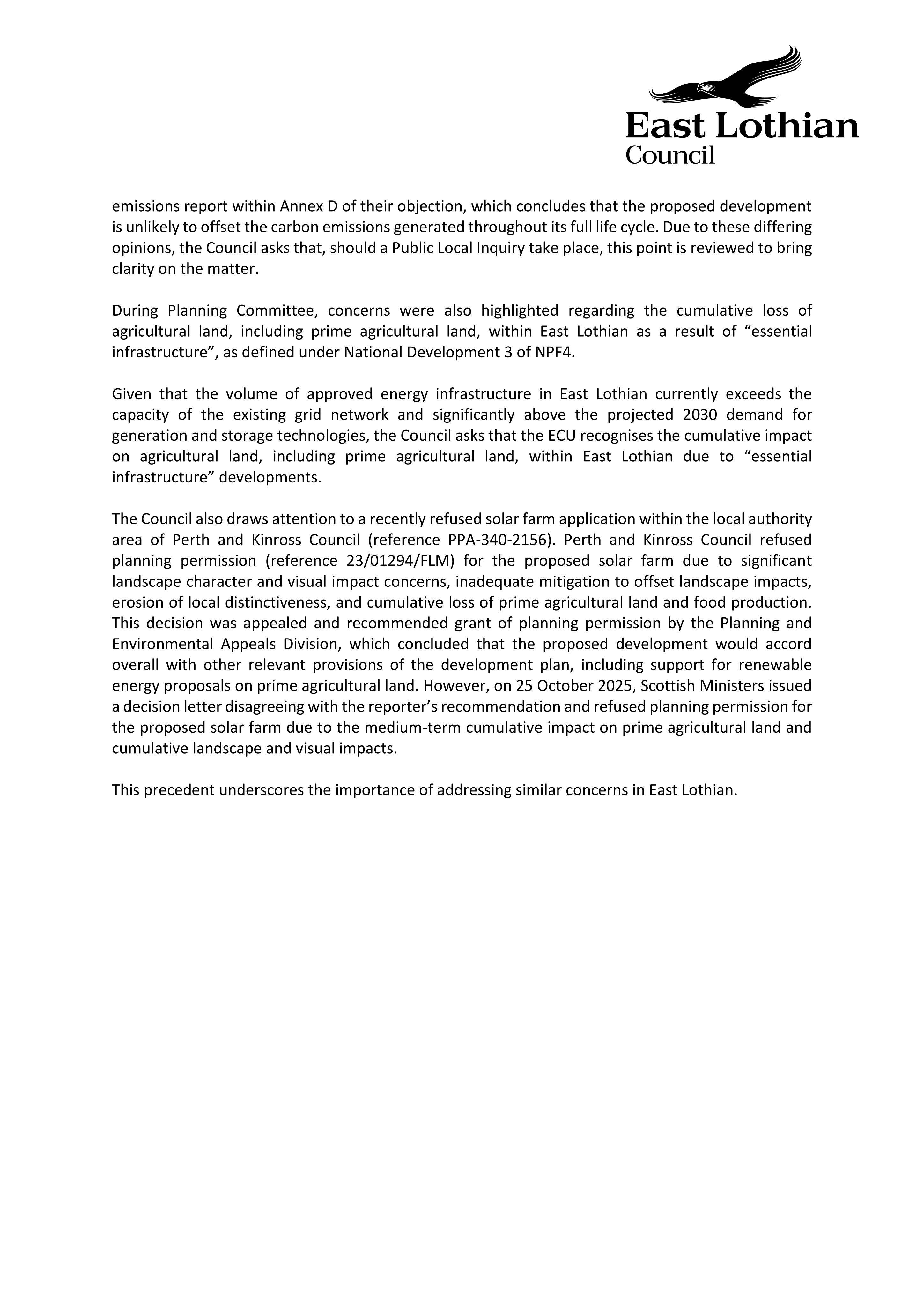 Planning document