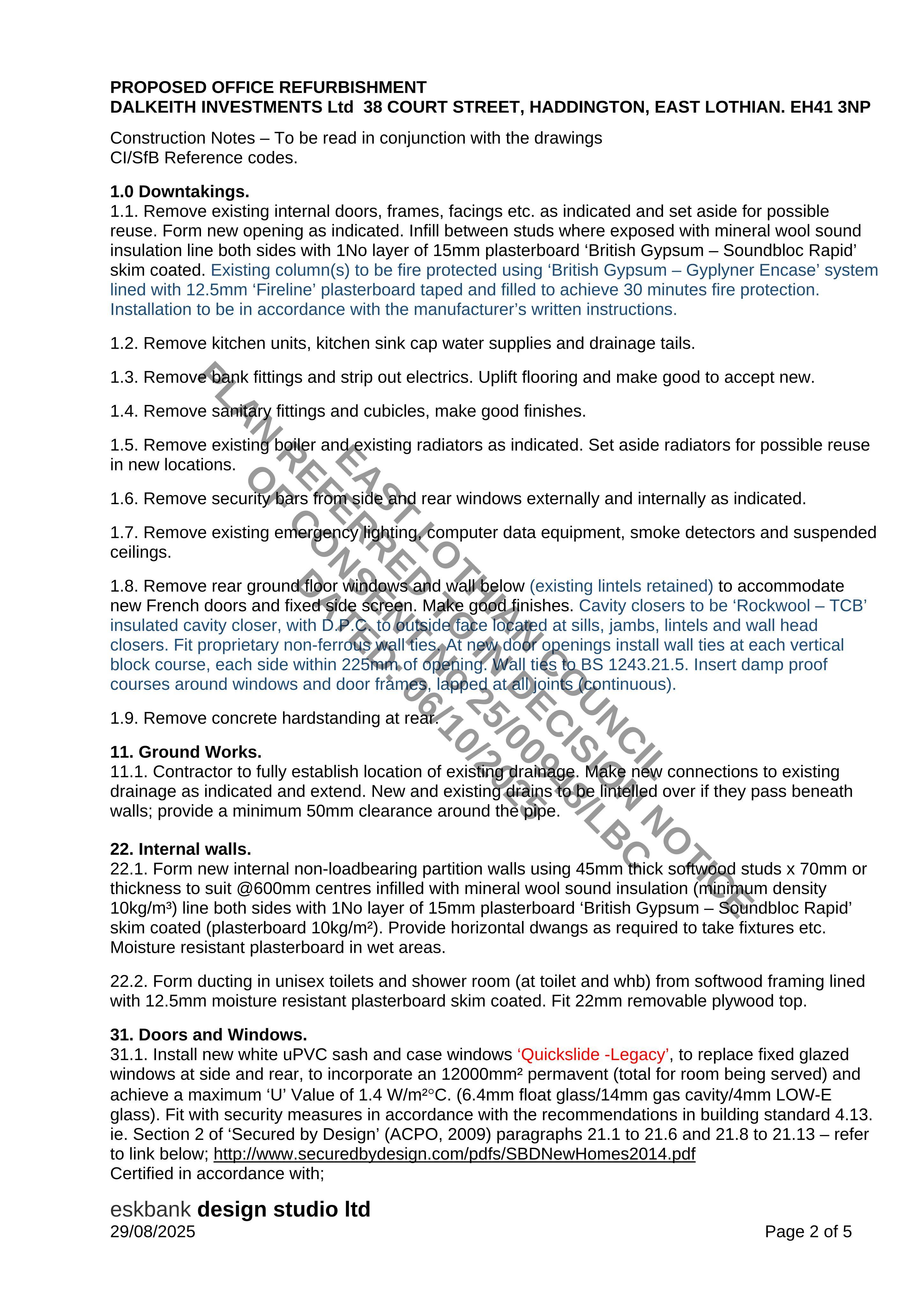 Planning document