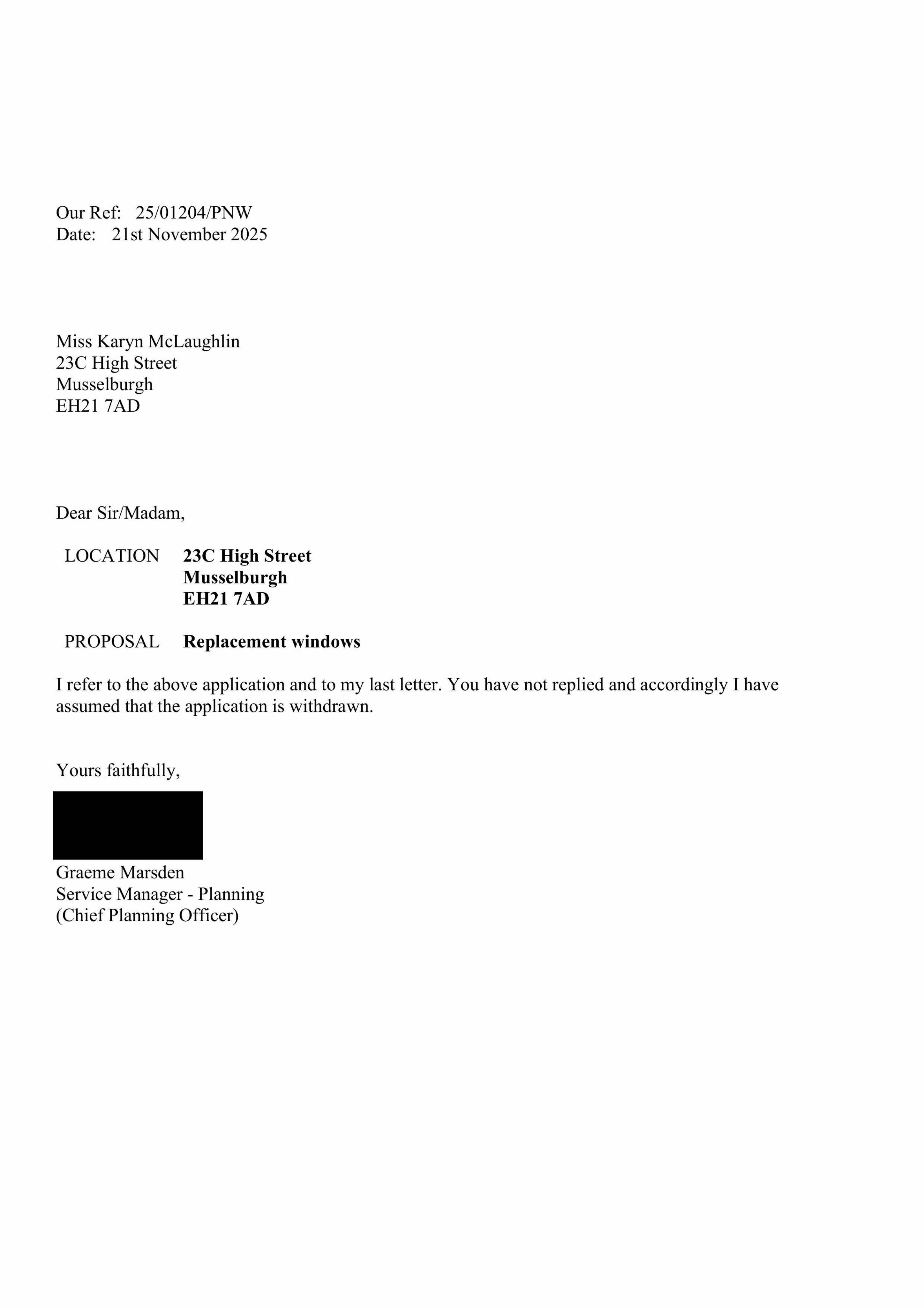 Planning document