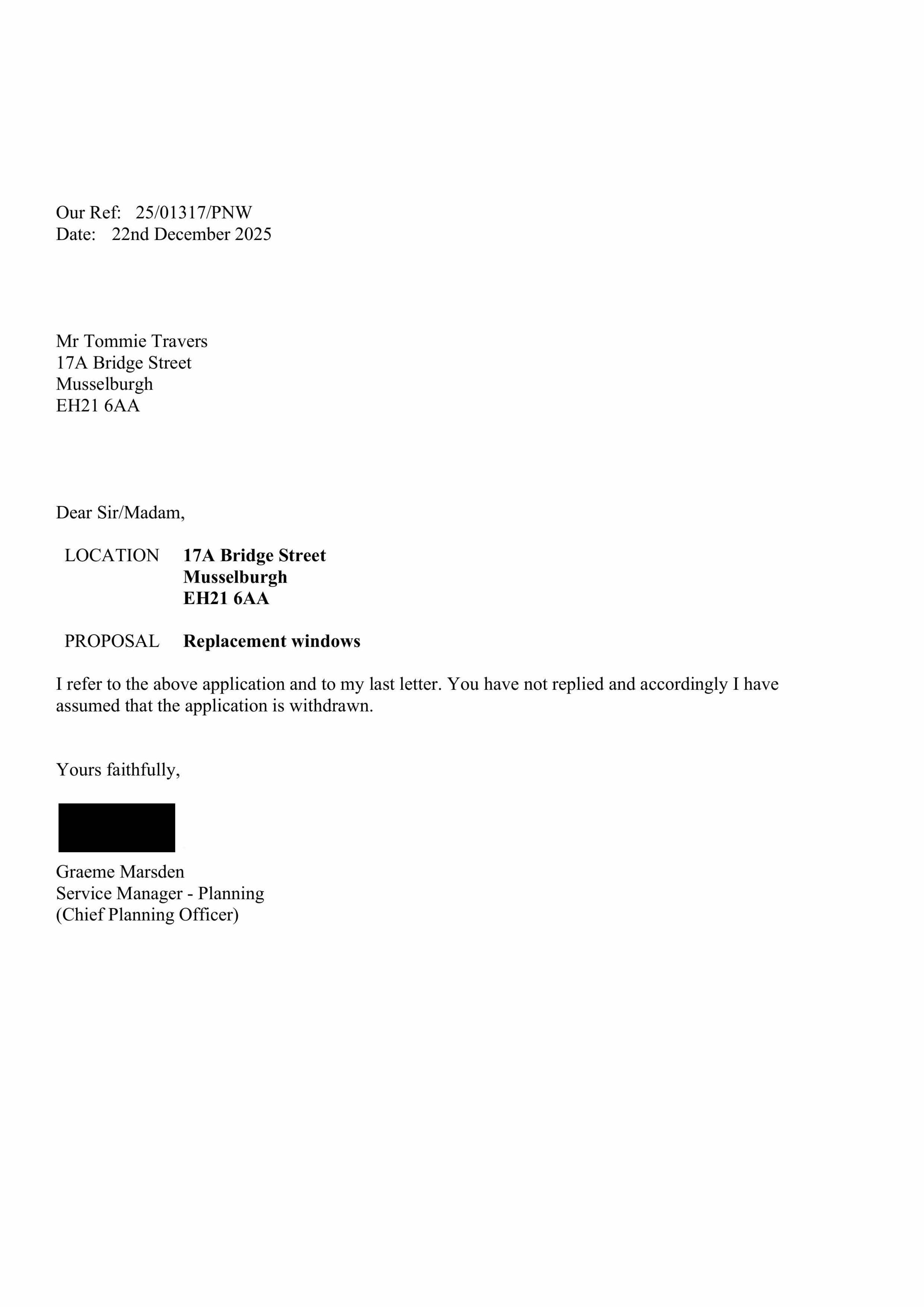 Planning document