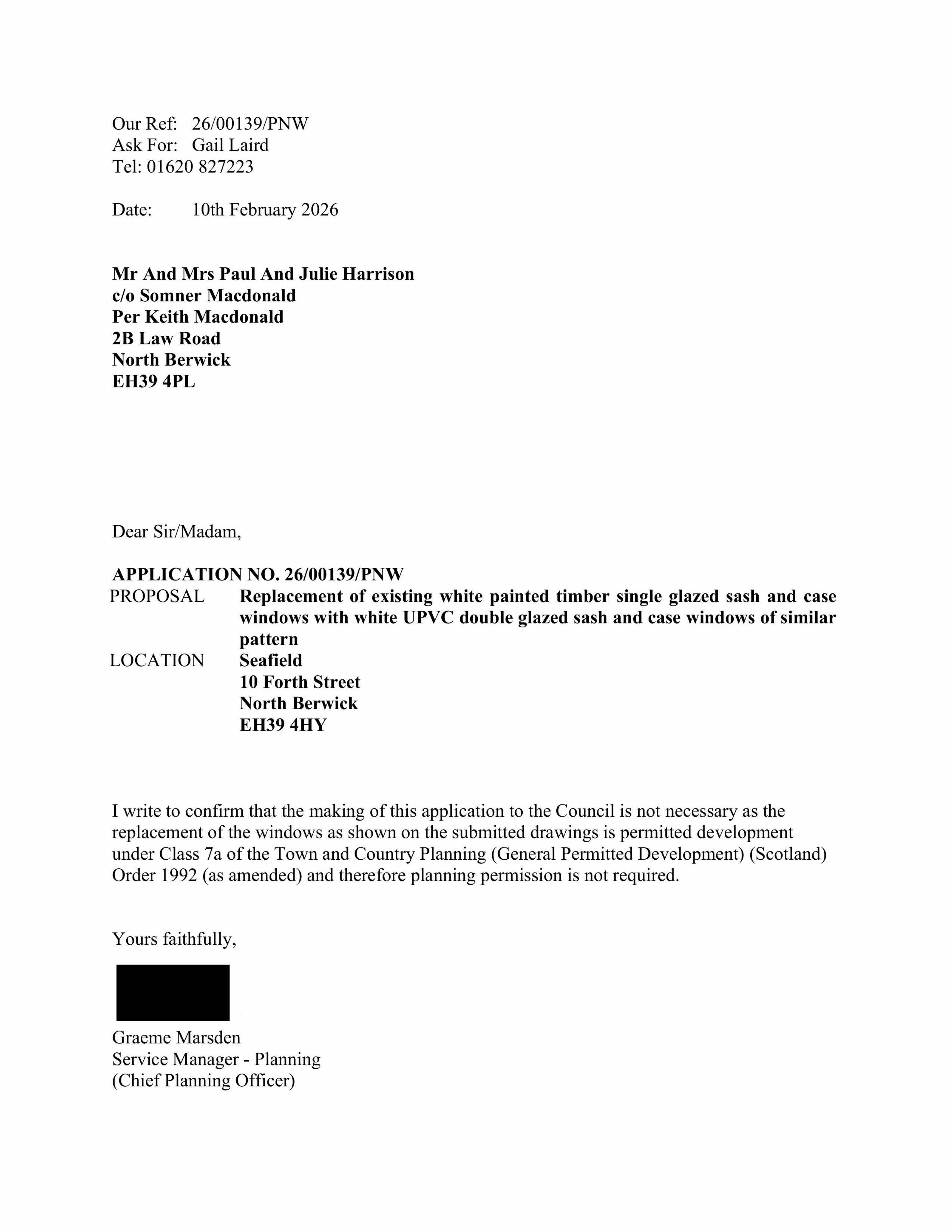 Planning document
