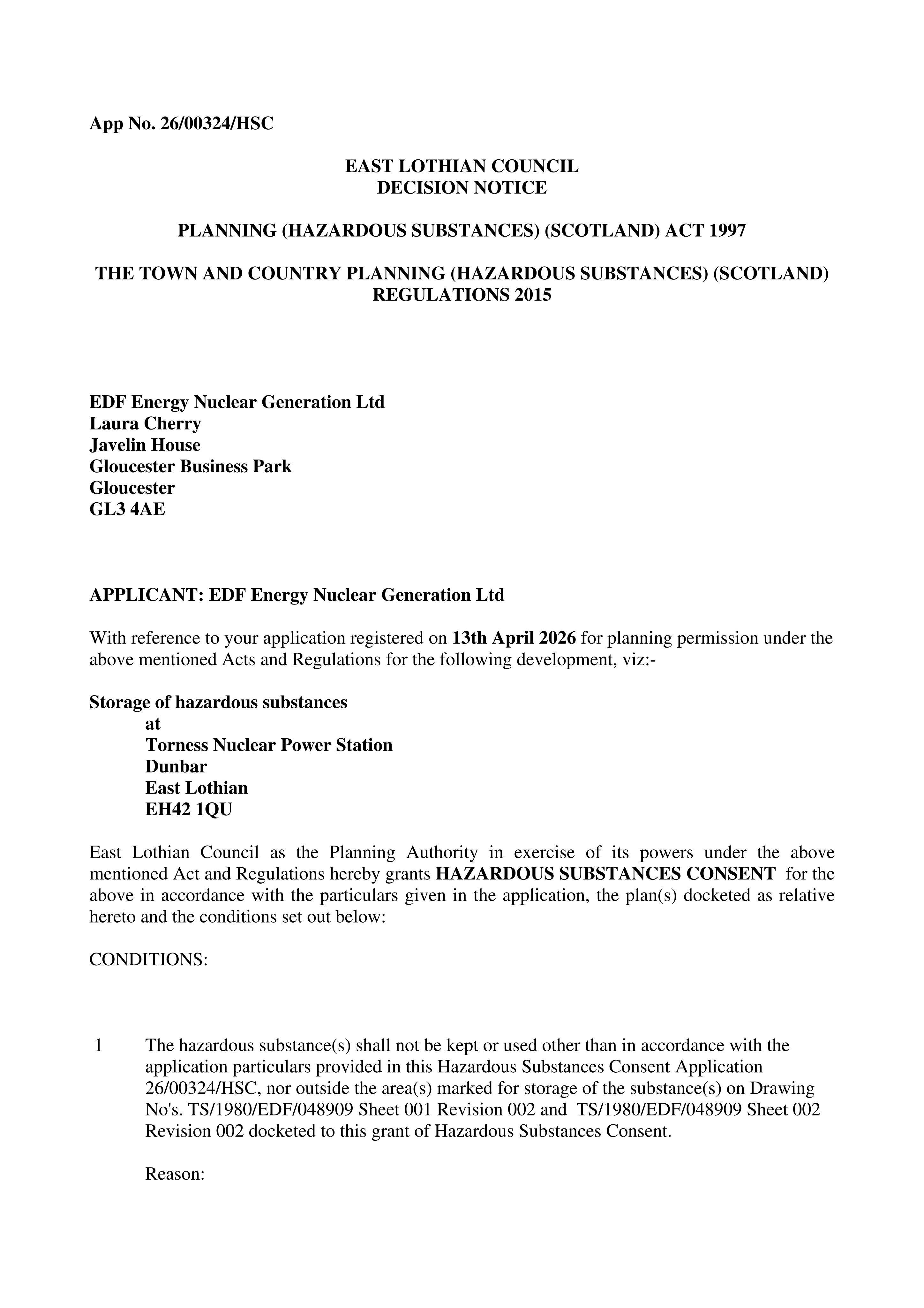 Planning document