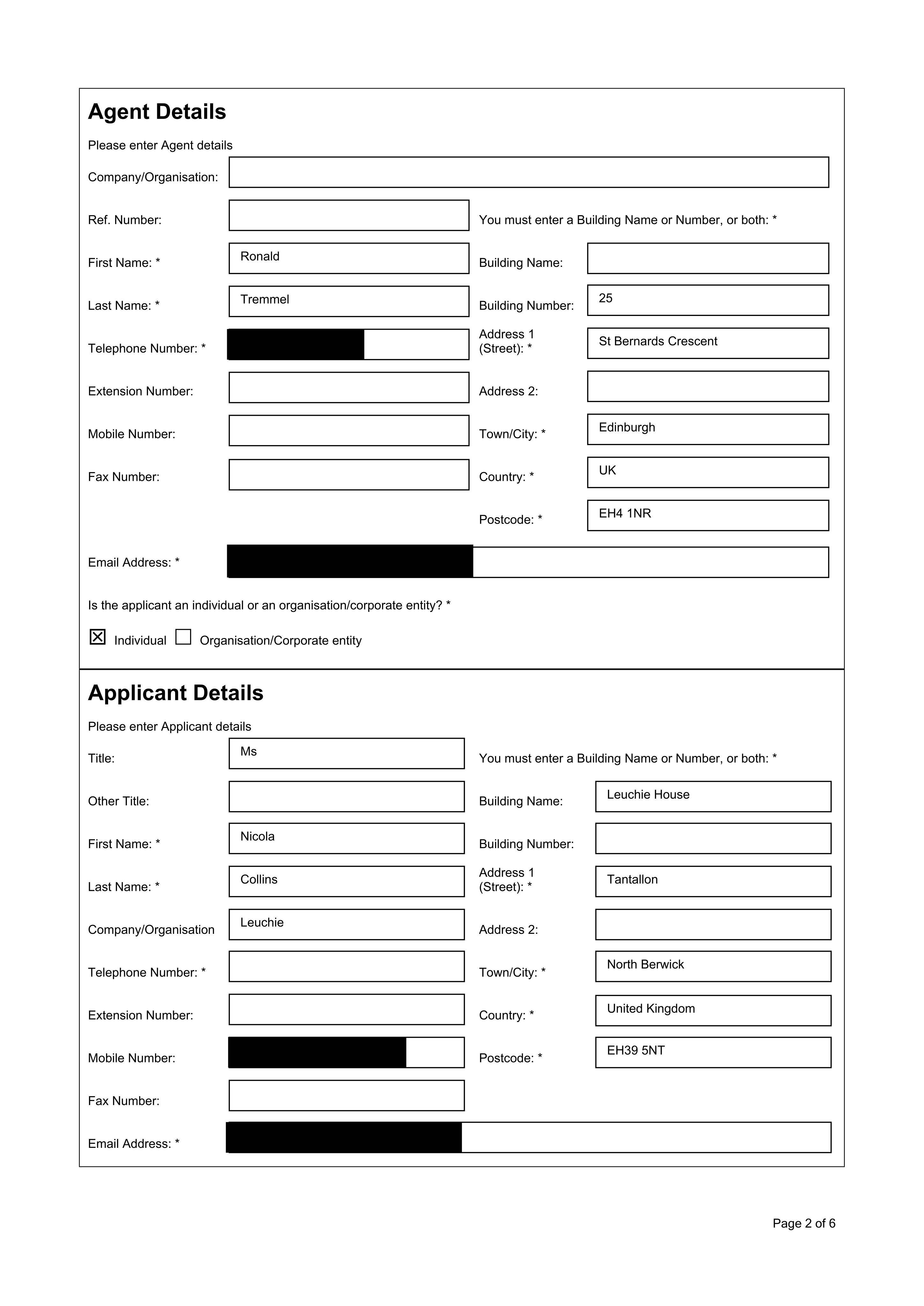 Planning document