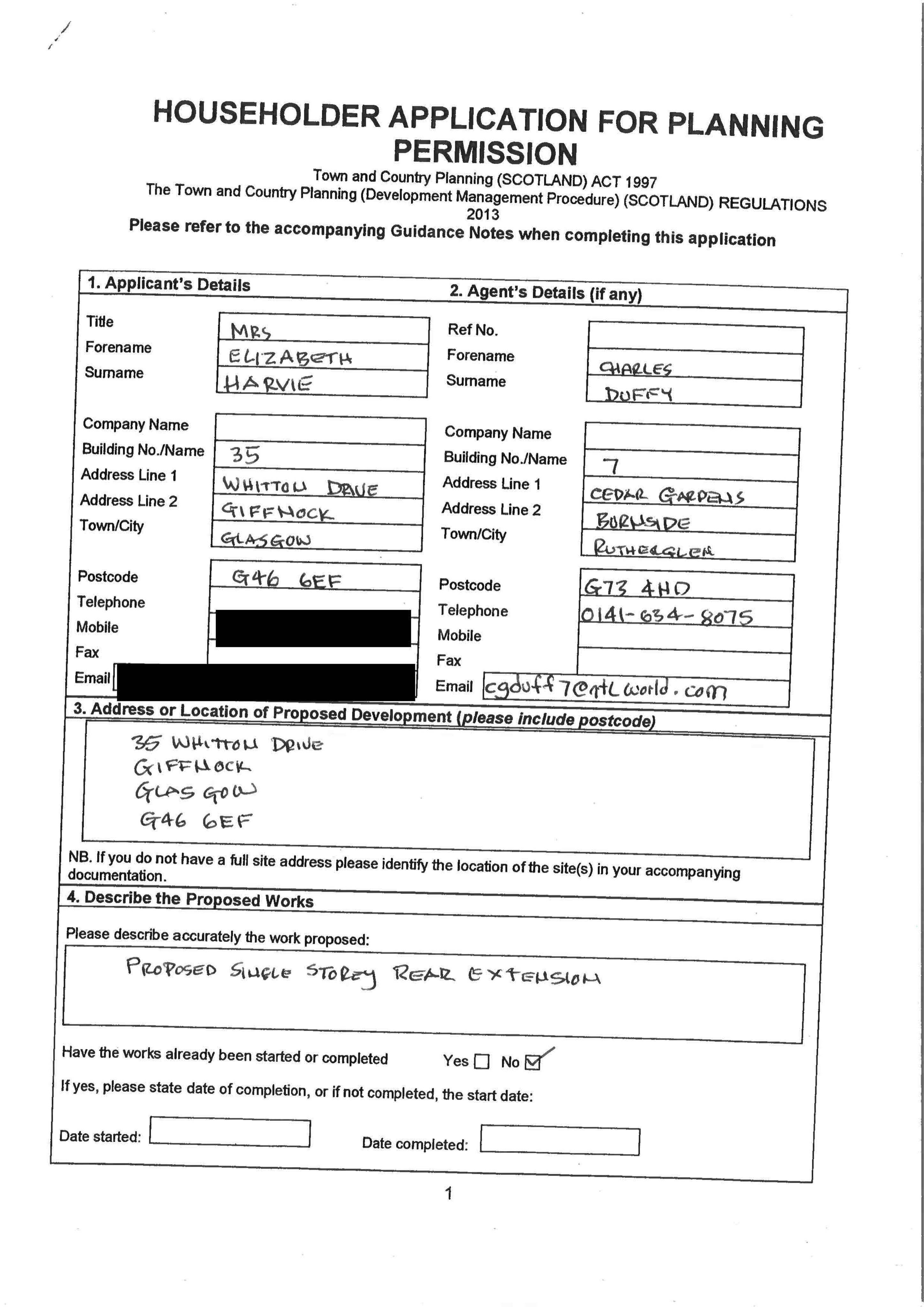 Planning document