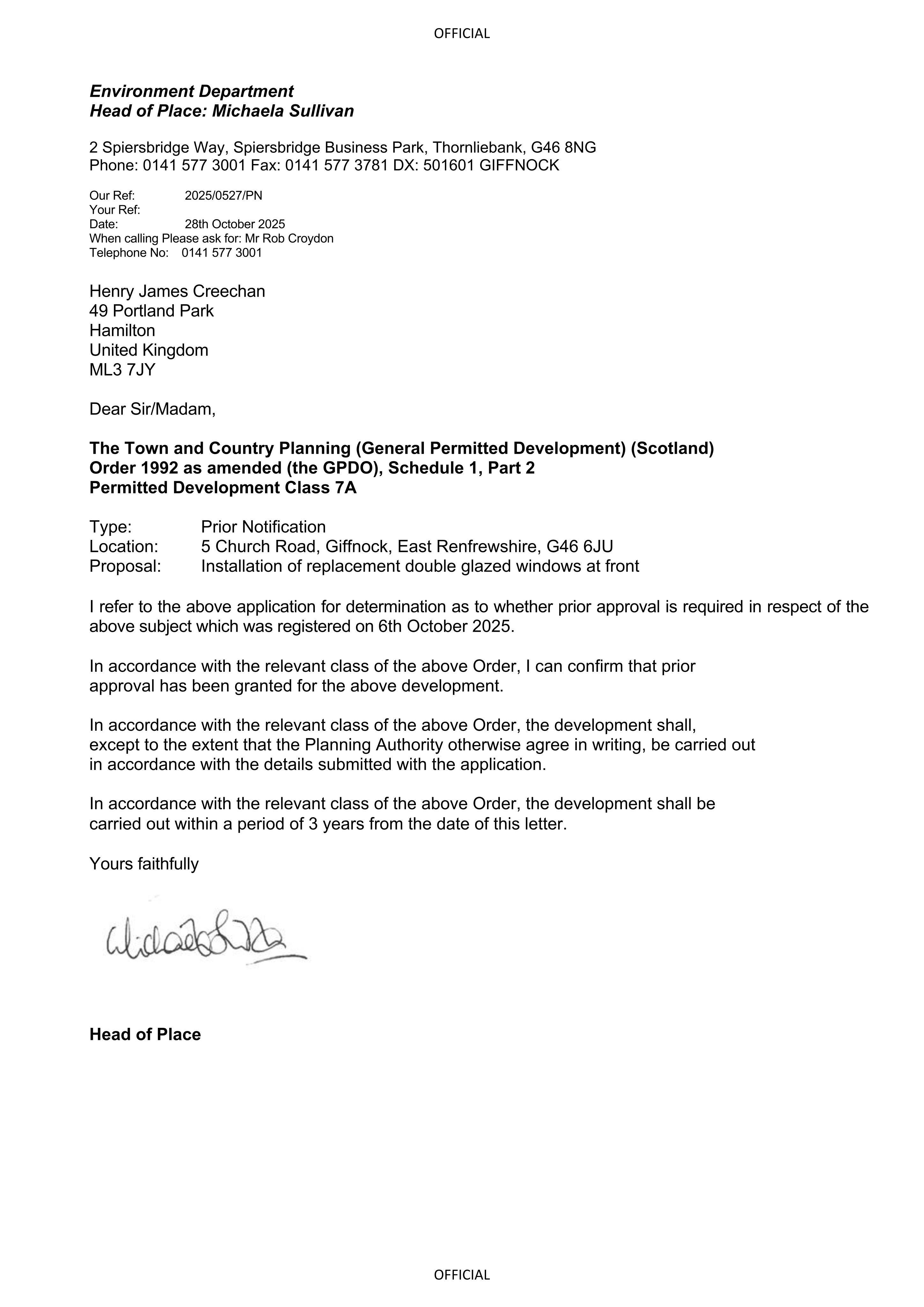 Planning document