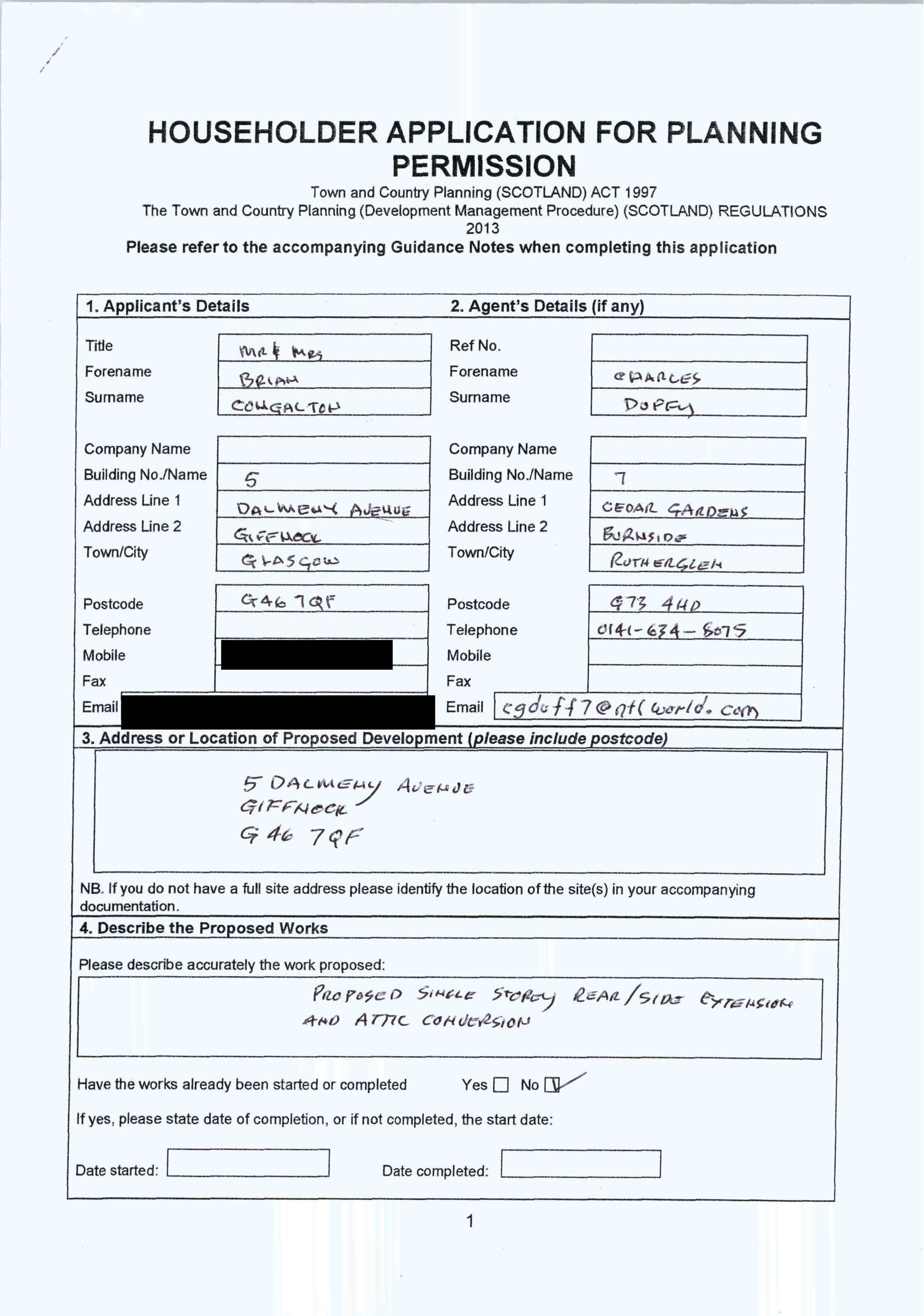 Planning document