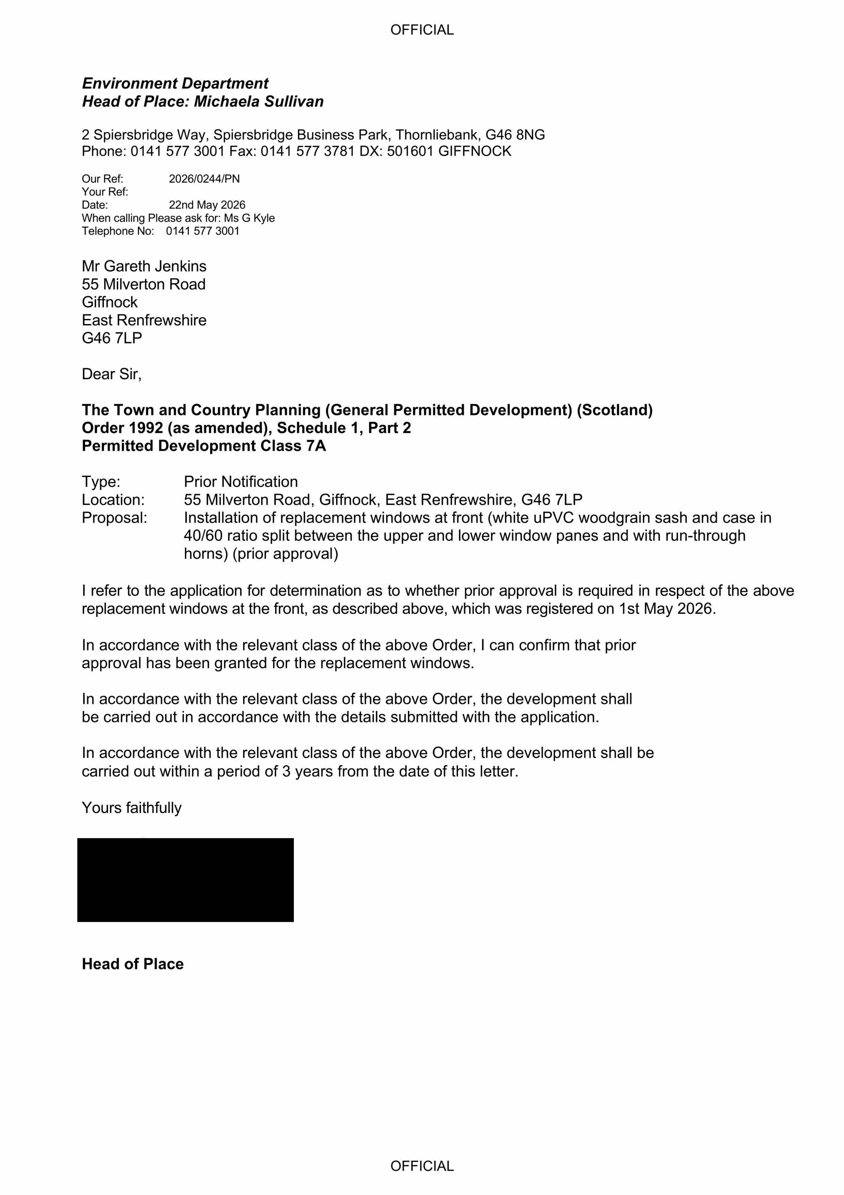 Planning document