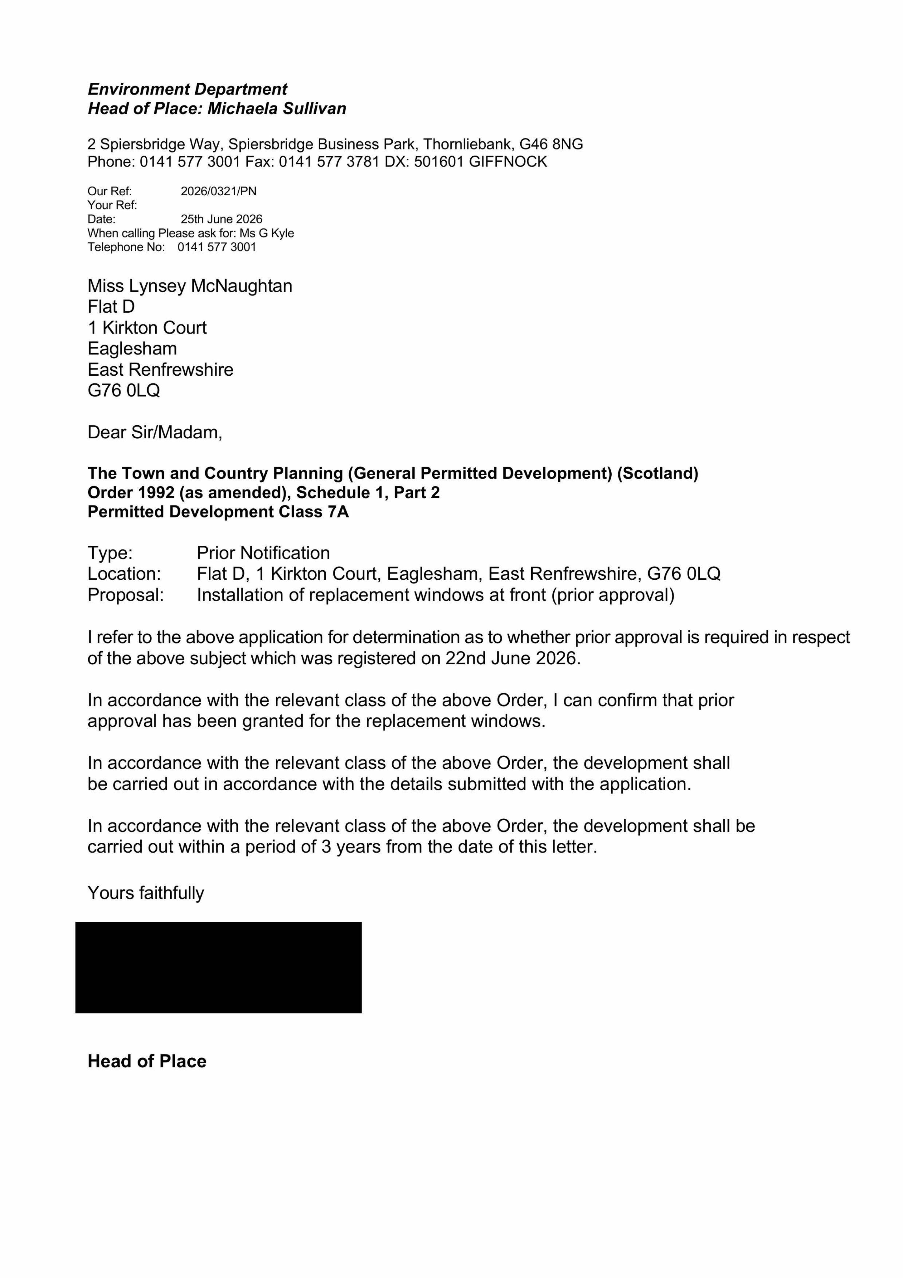 Planning document