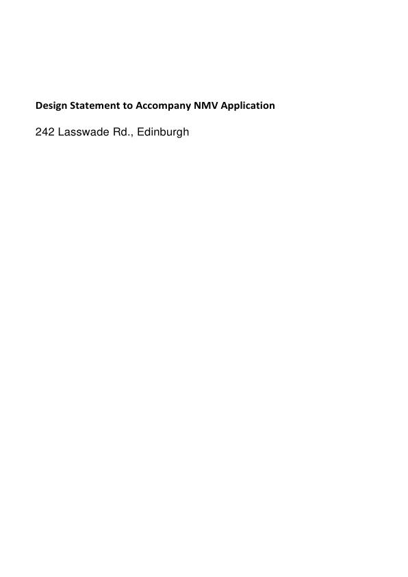 Planning document