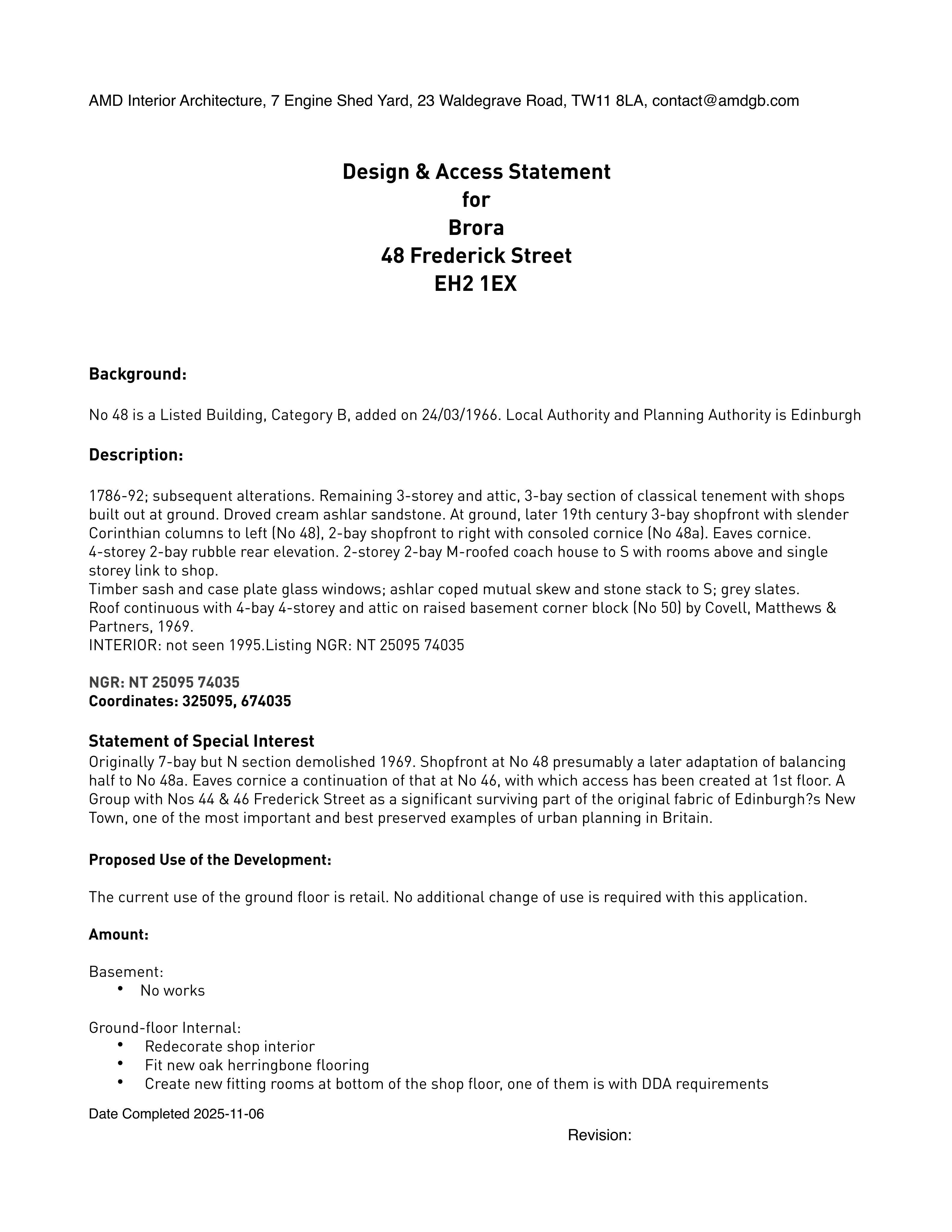 Planning document
