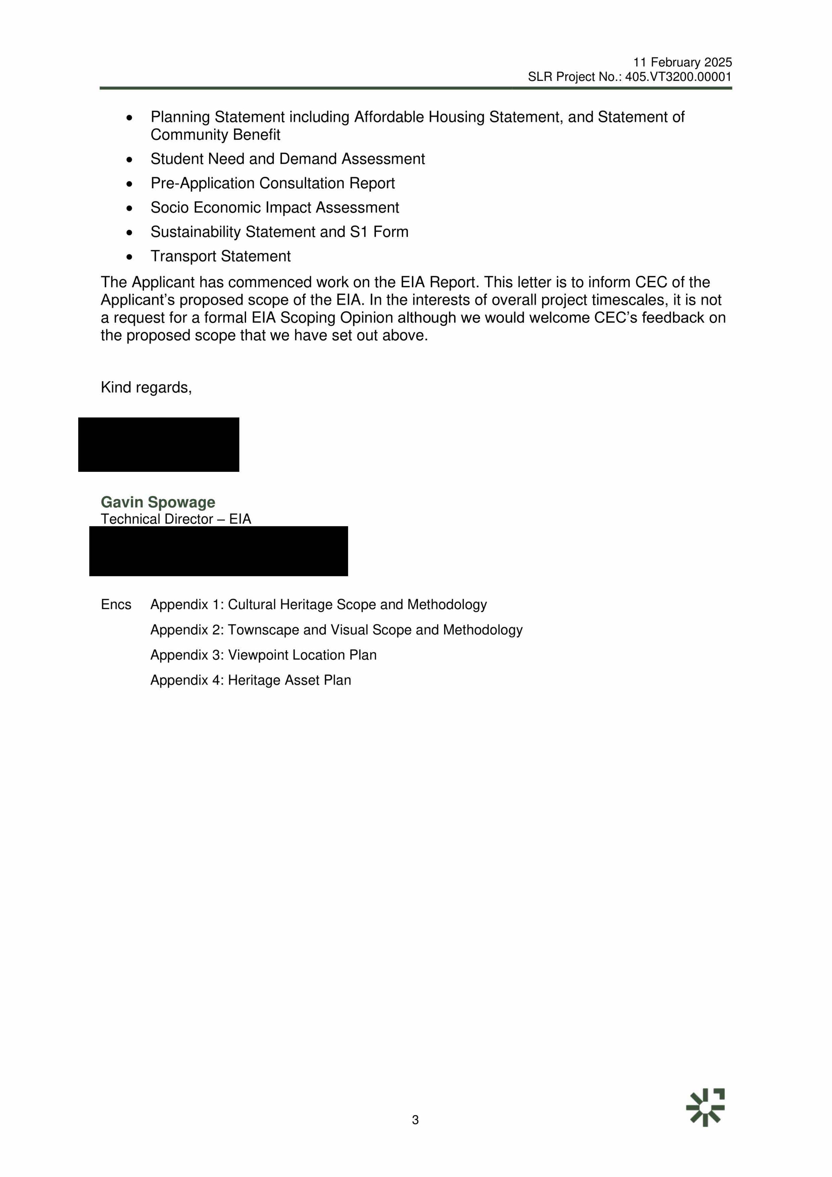 Planning document