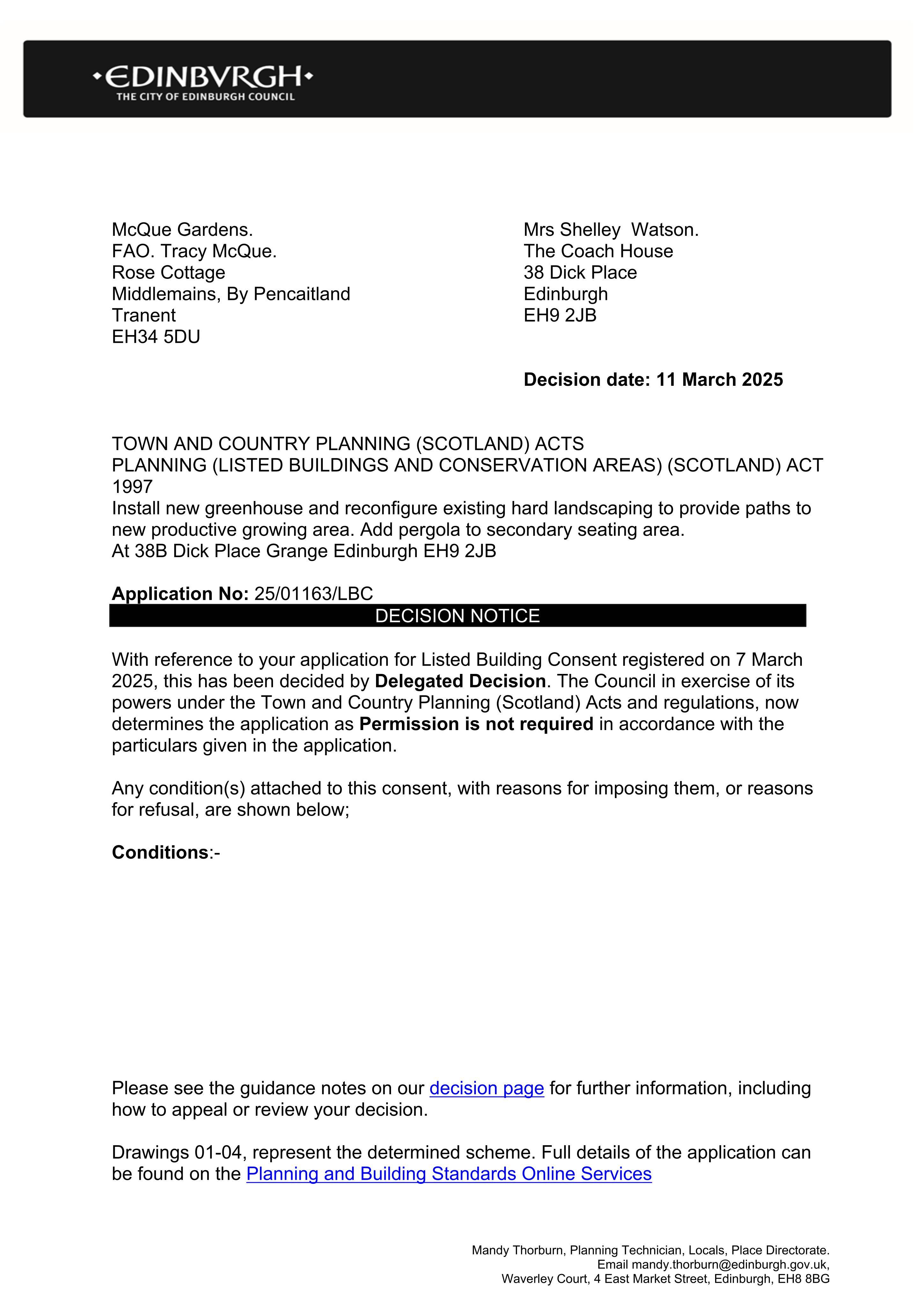 Planning document