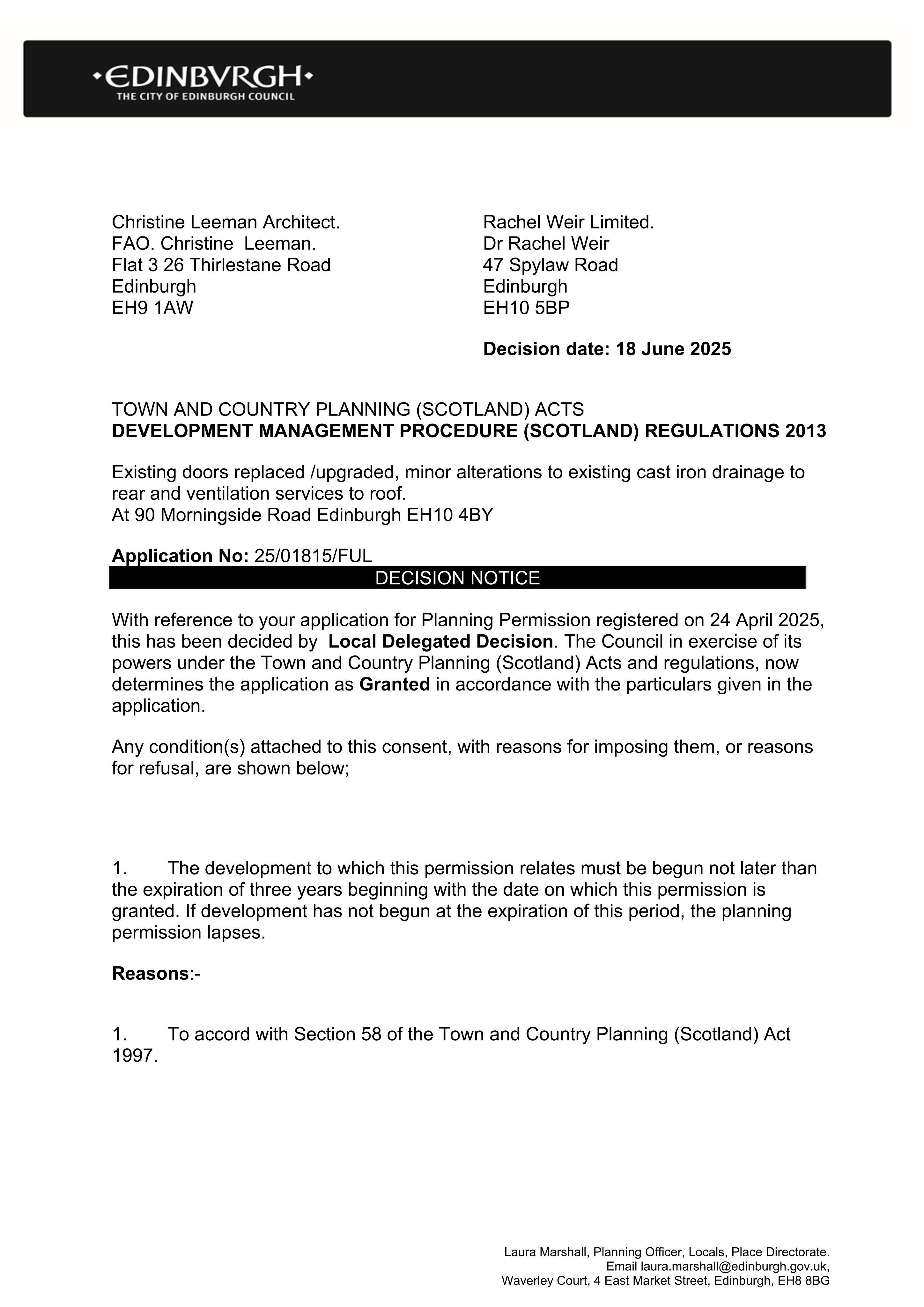 Planning document