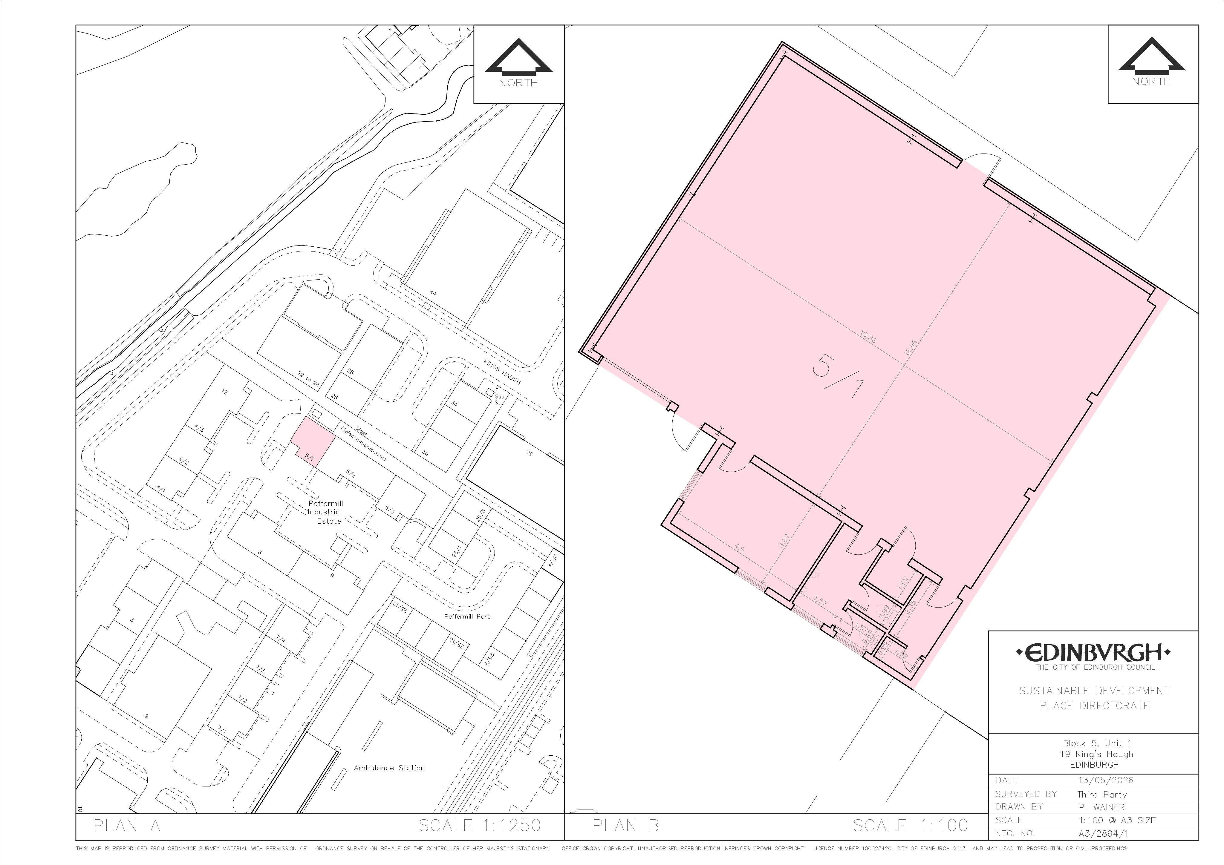 Planning document preview for application 26/01628/FUL, at 19 King's Haugh Edinburgh EH16 5UY, showing (02) FLOOR PLAN & SITE PLAN, page 1