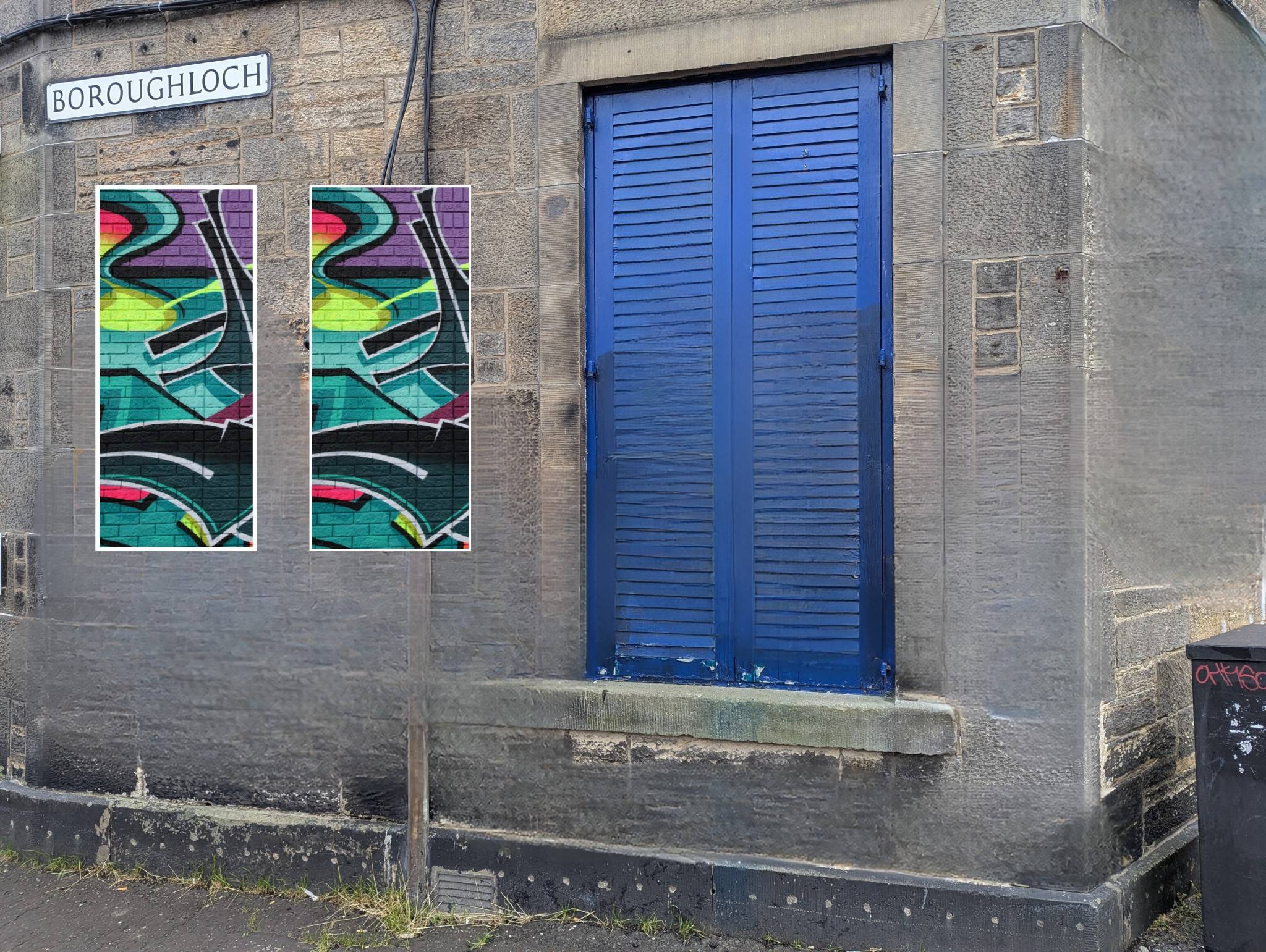 Planning document preview for application 26/01678/FUL, at 7 Boroughloch Edinburgh EH8 9NL, showing 02 - DUNFORD HOUSE - VIEW OF BOROUGLOCH