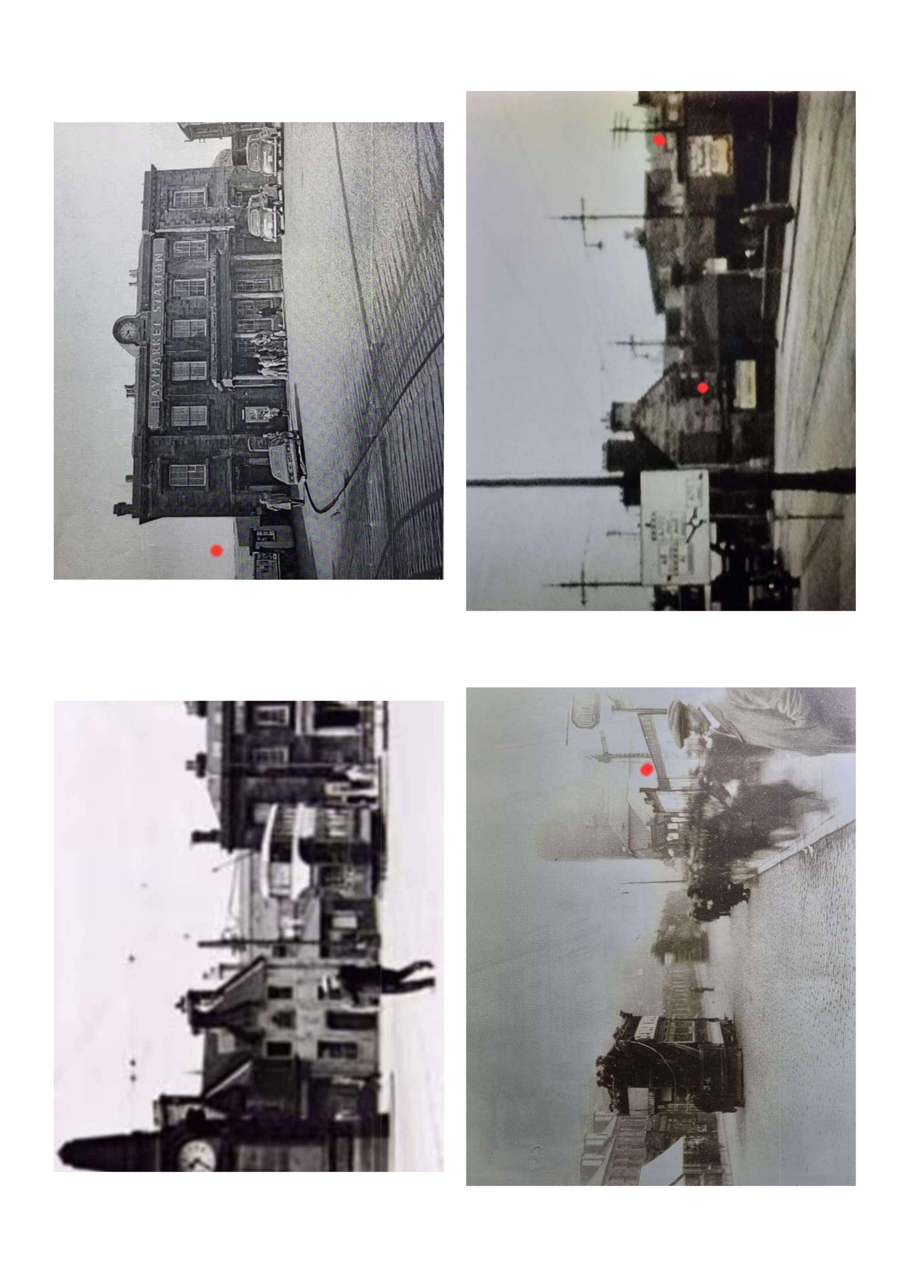 Planning document preview for application 26/01880/ADV, at 1A Haymarket Edinburgh EH12 5EY, showing HISTORIC PHOTOS, page 1