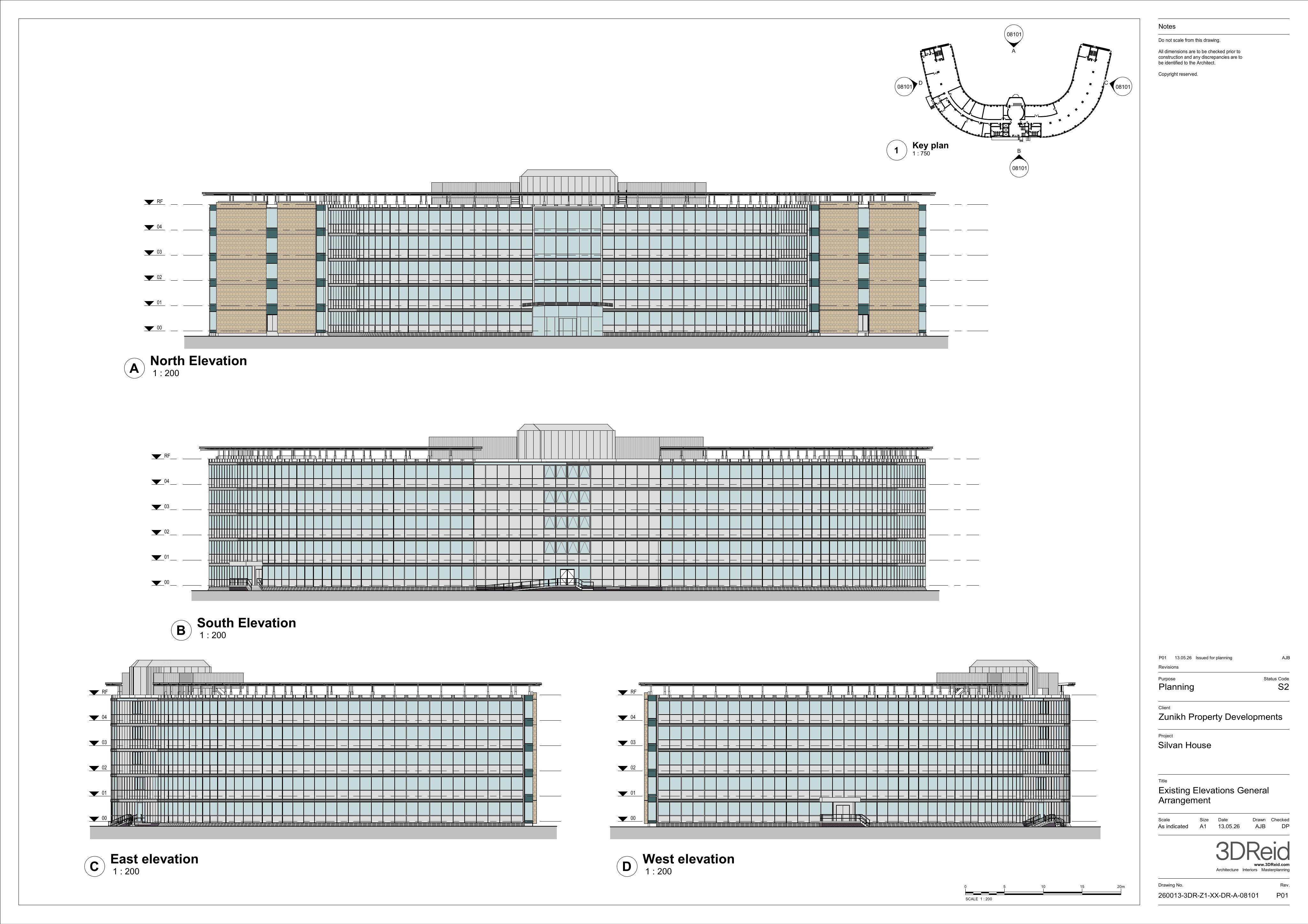 Planning document preview for application 26/02180/FUL, at 231 Corstorphine Road Edinburgh EH12 7AT, showing (11) EXISTING ELEVATIONS, page 1