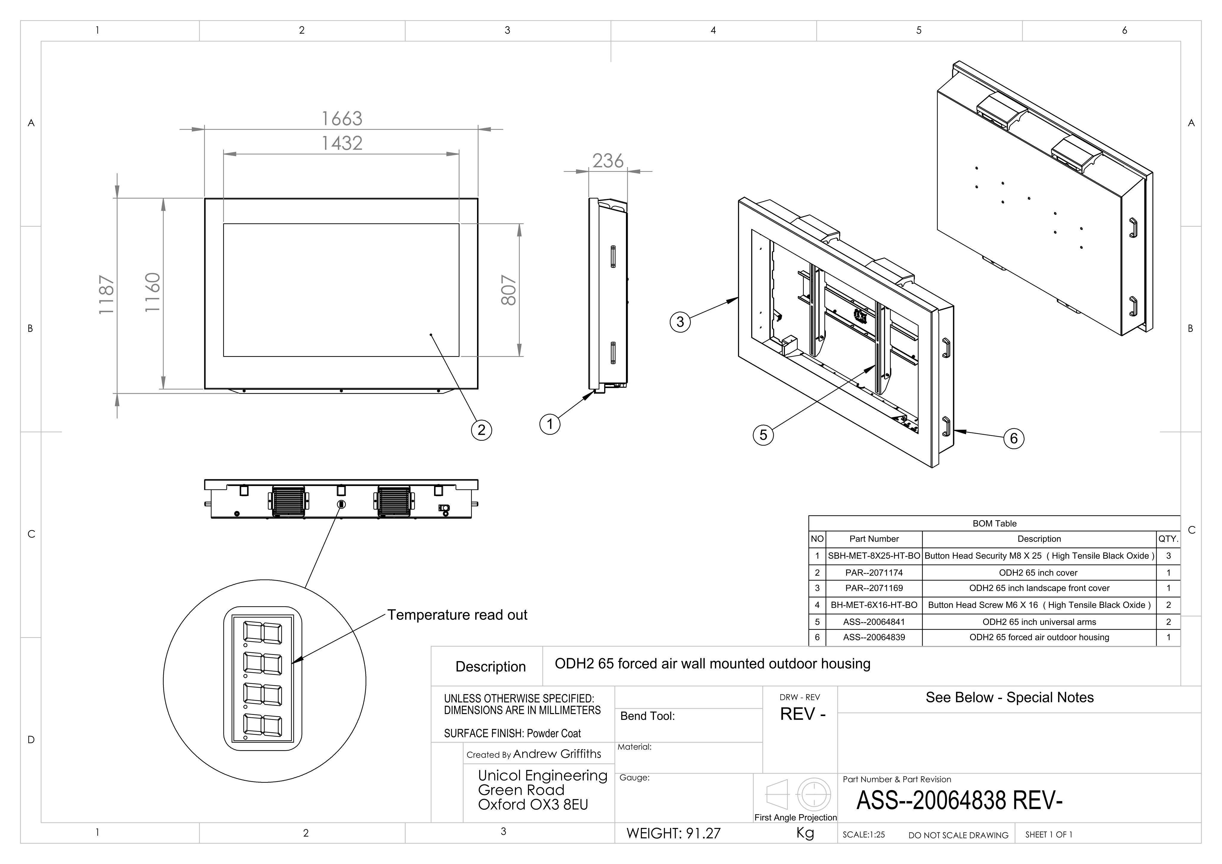 Planning document preview for application 26/02522/ADV, at Kings Theatre 2 Leven Street Edinburgh EH3 9LQ, showing 04-DIGITAL SCREEN - SPECIFICATION, page 1