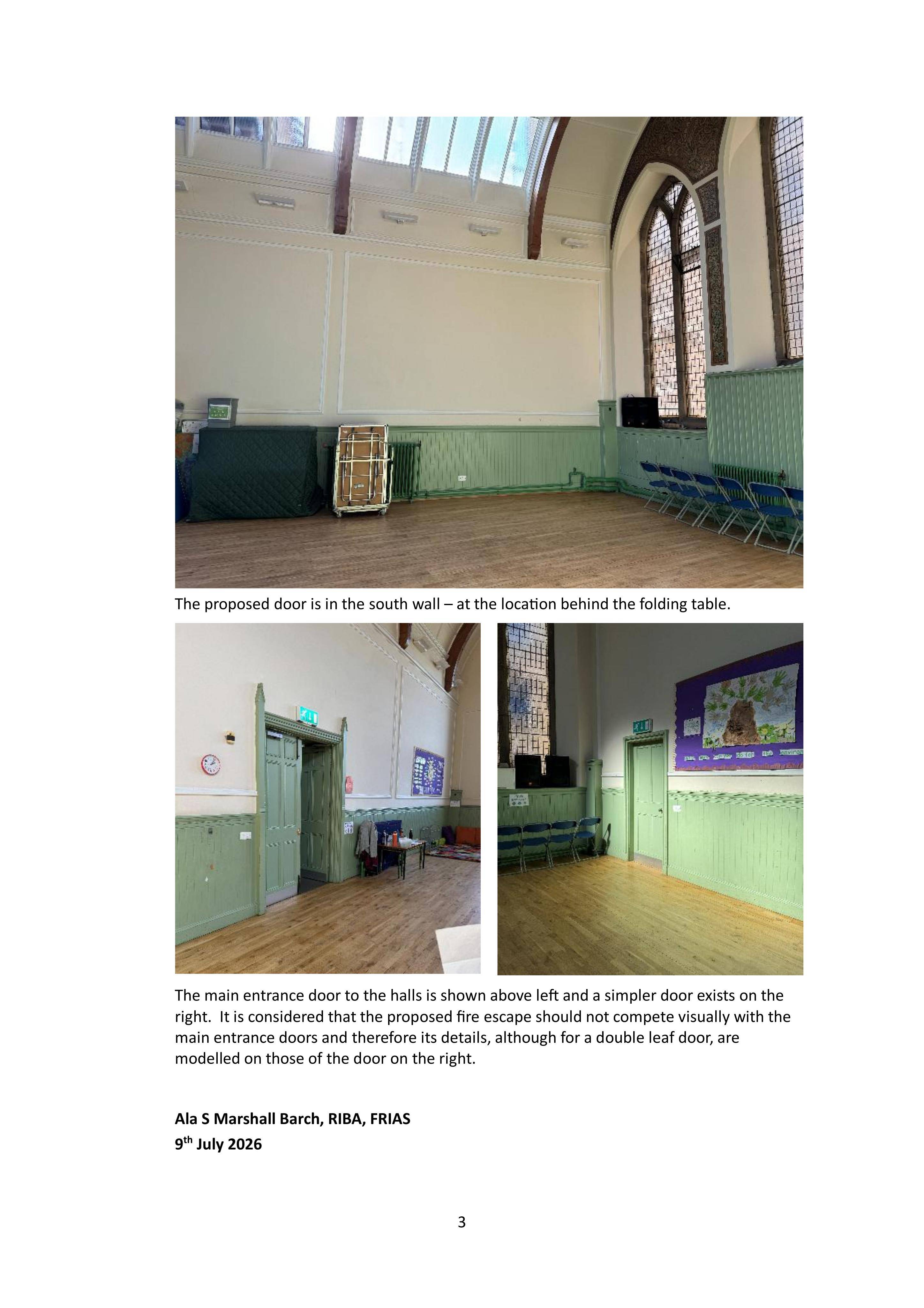 Planning document preview for application 26/02905/LBC, at 1 Wright's Houses Bruntsfield Edinburgh EH10 4HR, showing PLANNINGTATEMENT, page 3