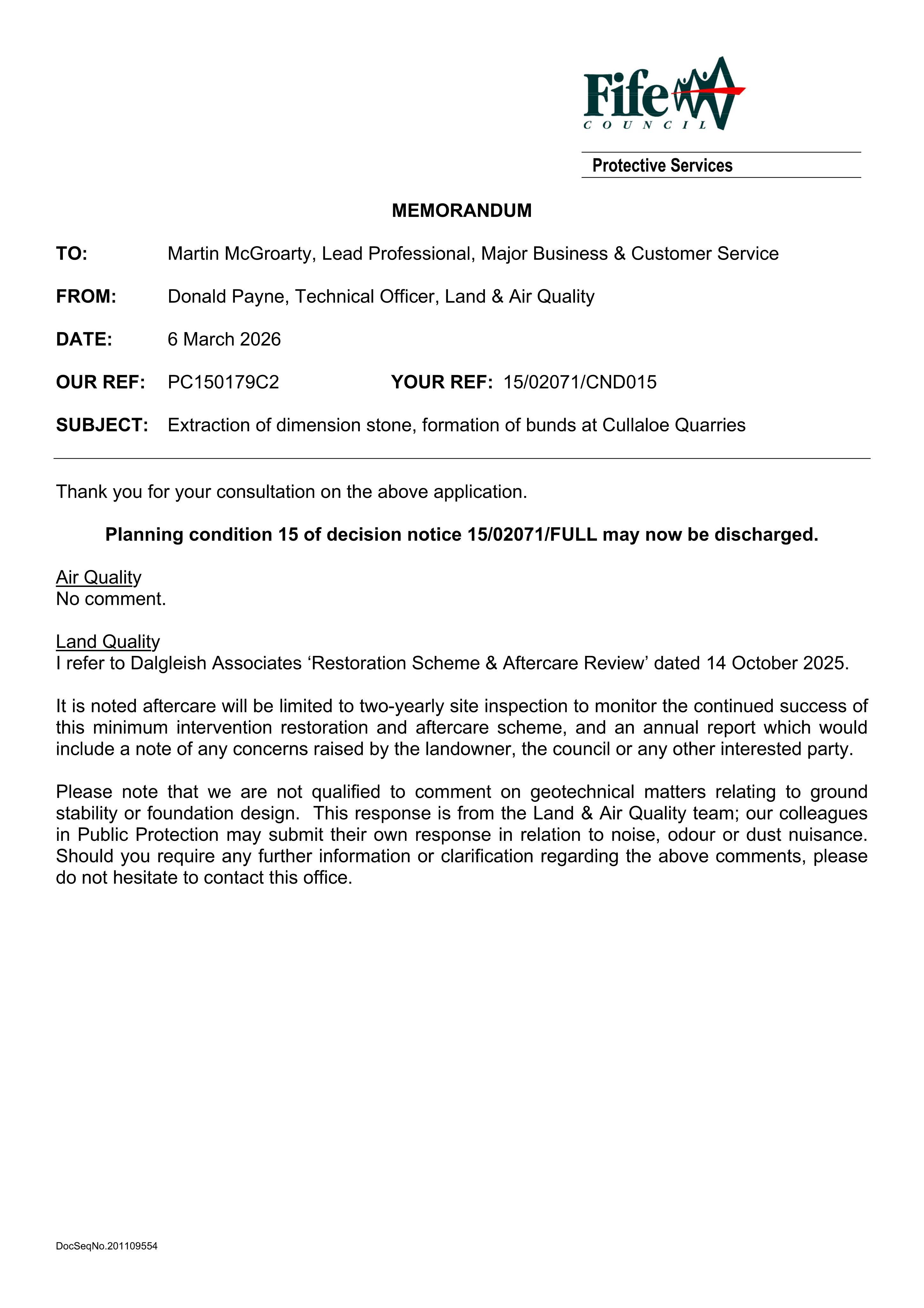 Planning document