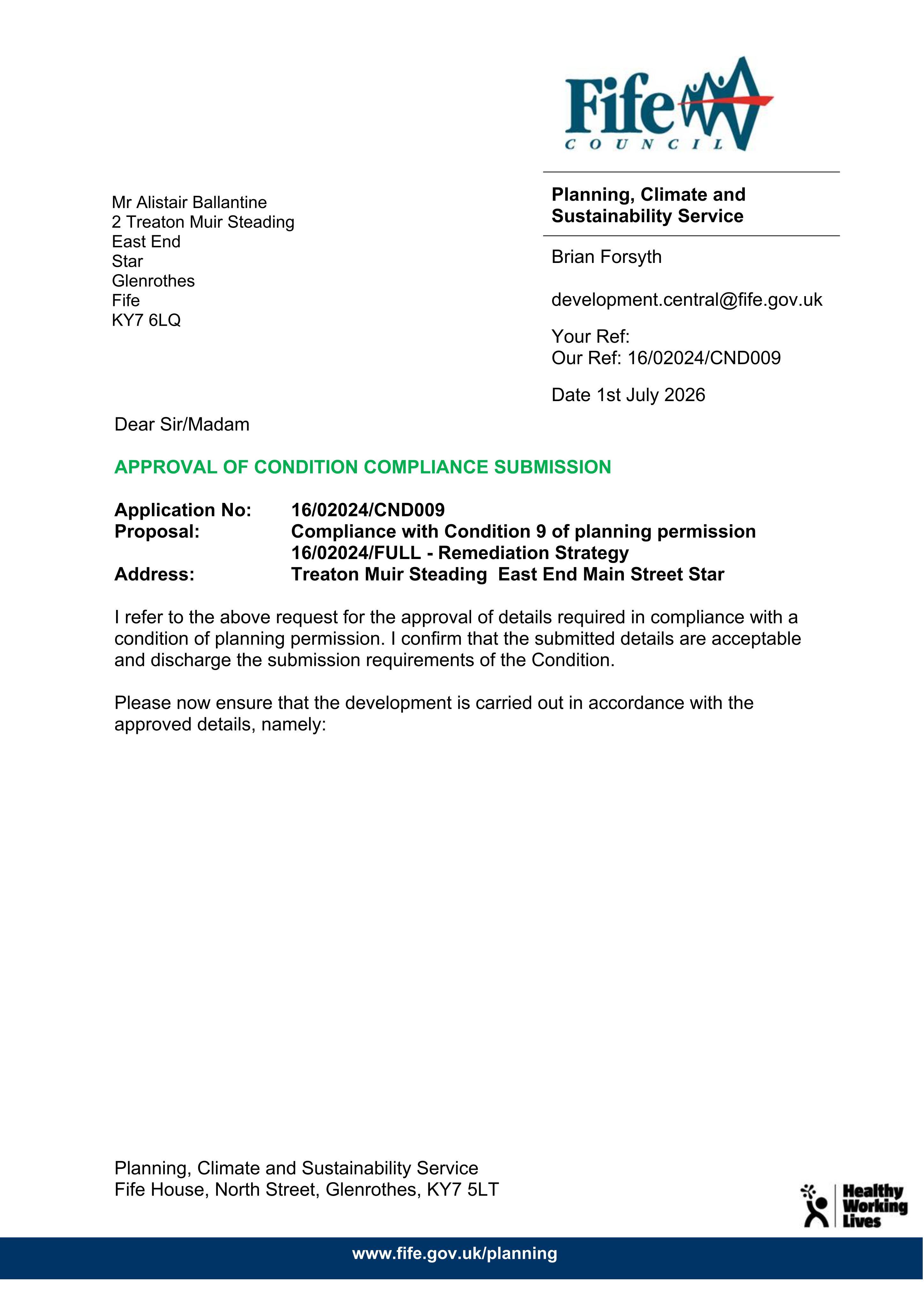 Planning document