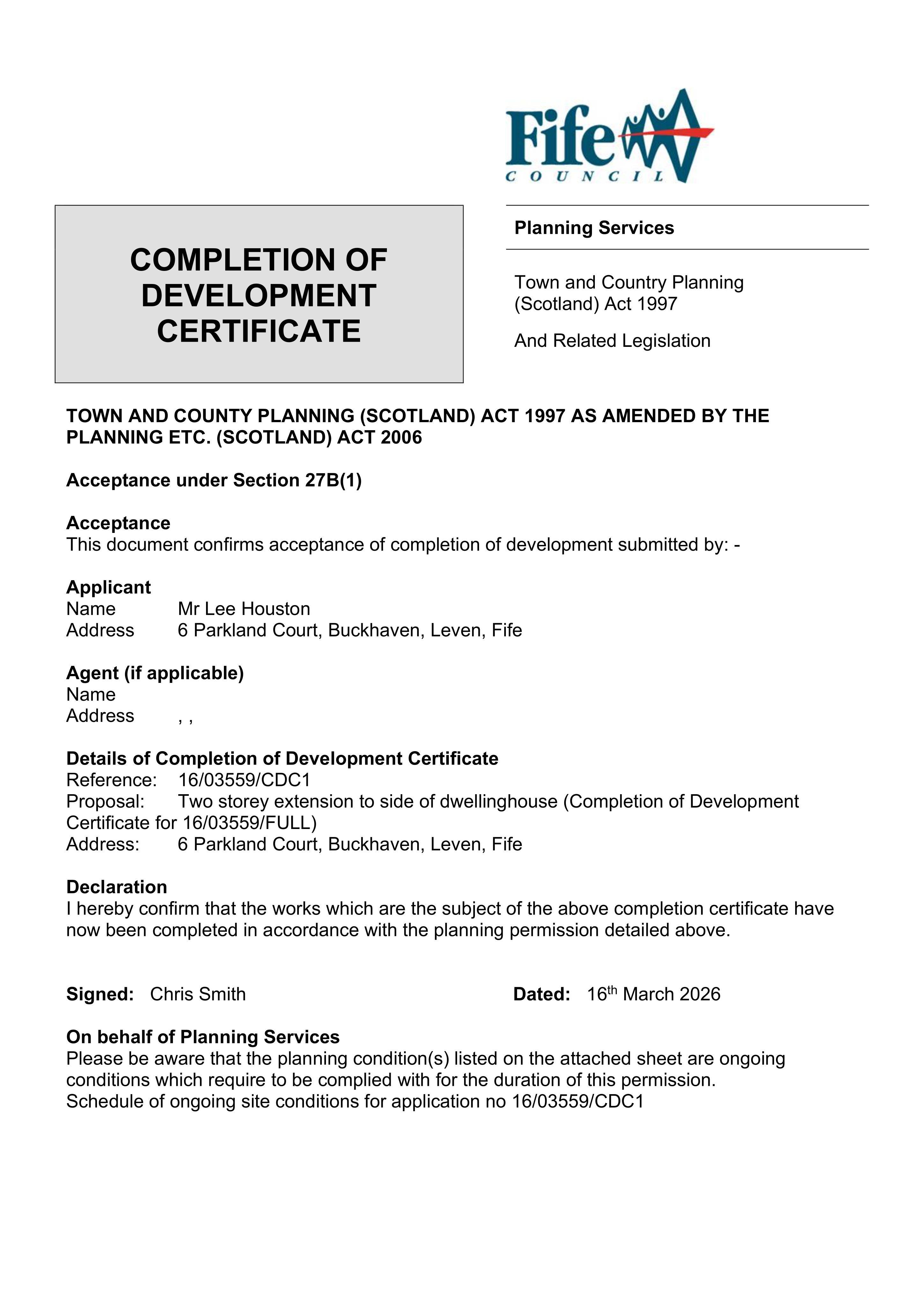 Planning document