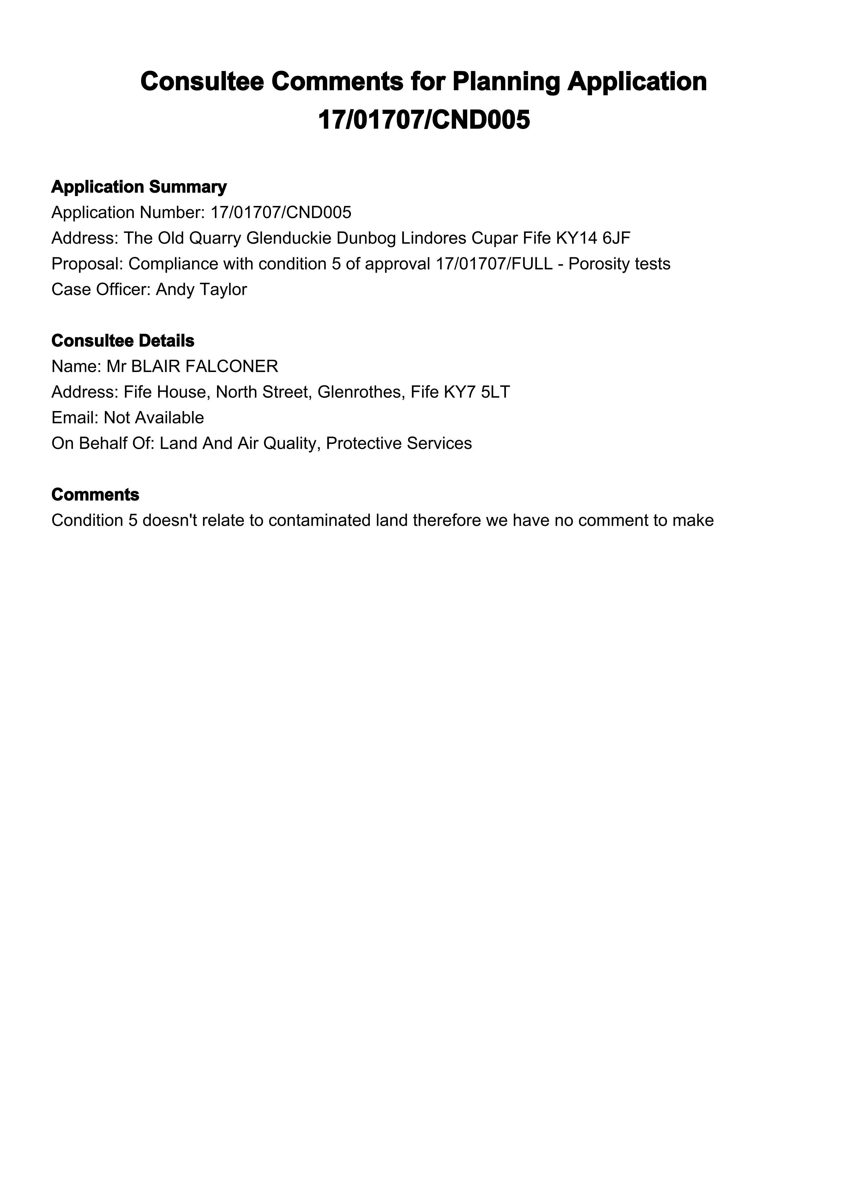 Planning document