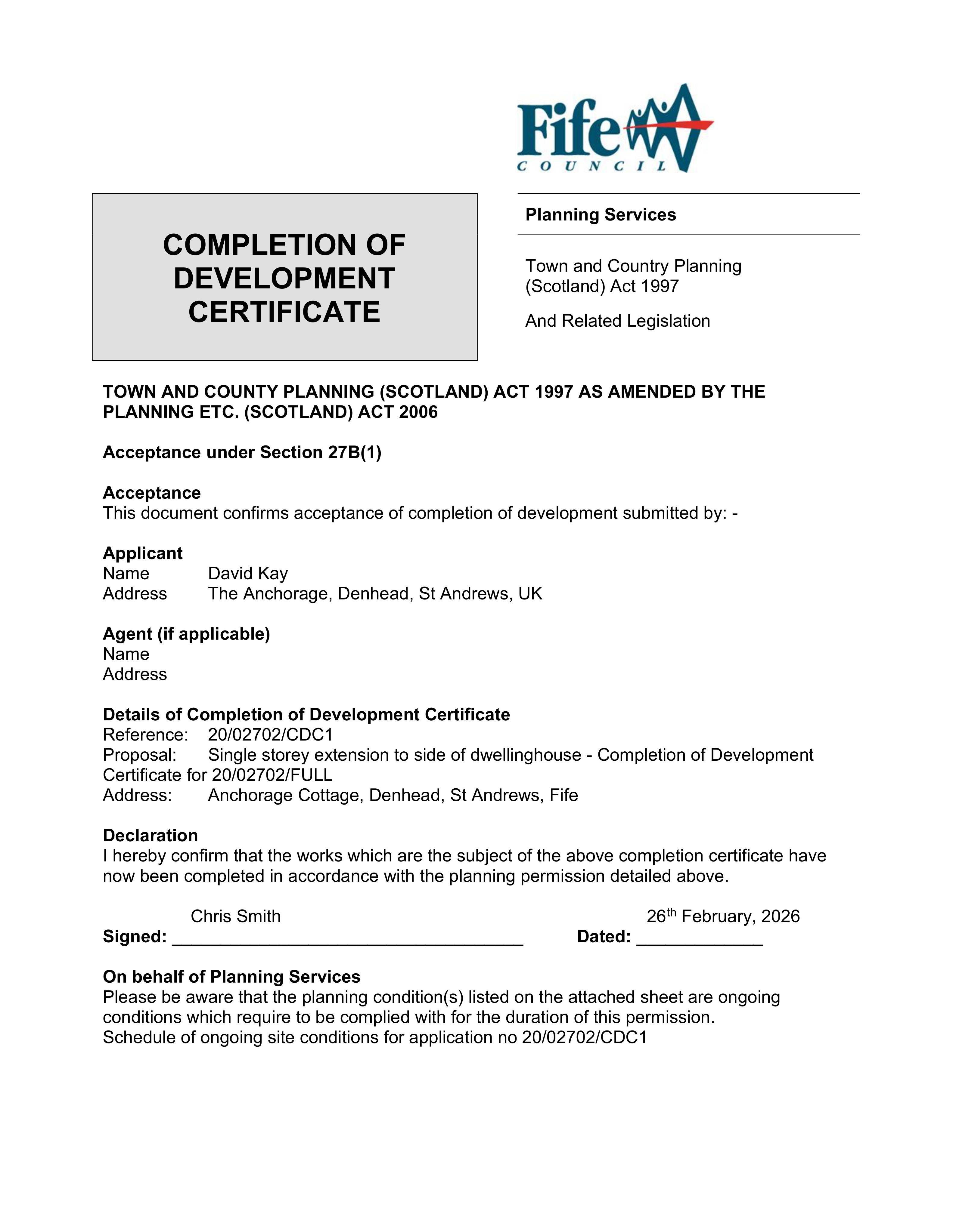 Planning document