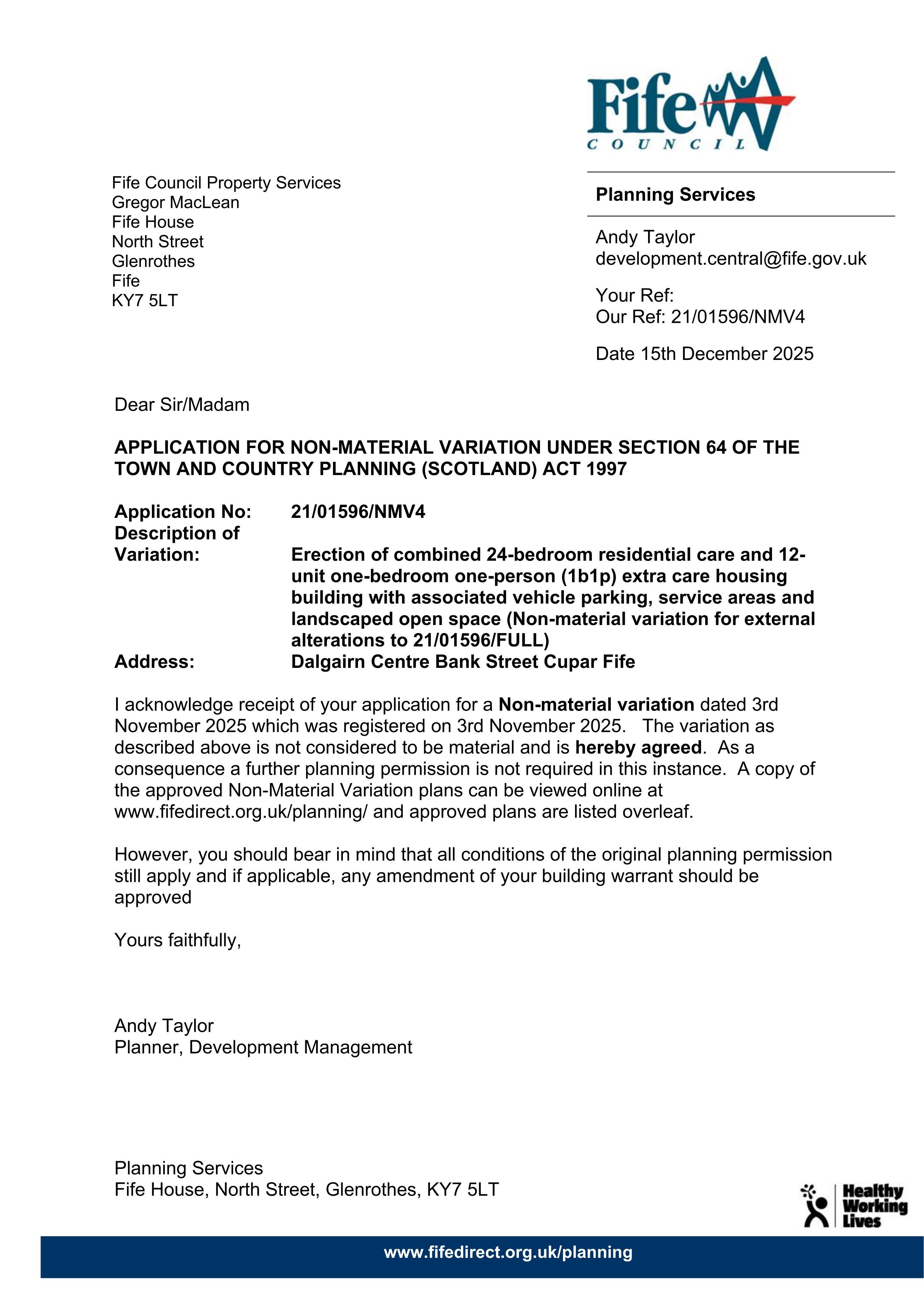 Planning document