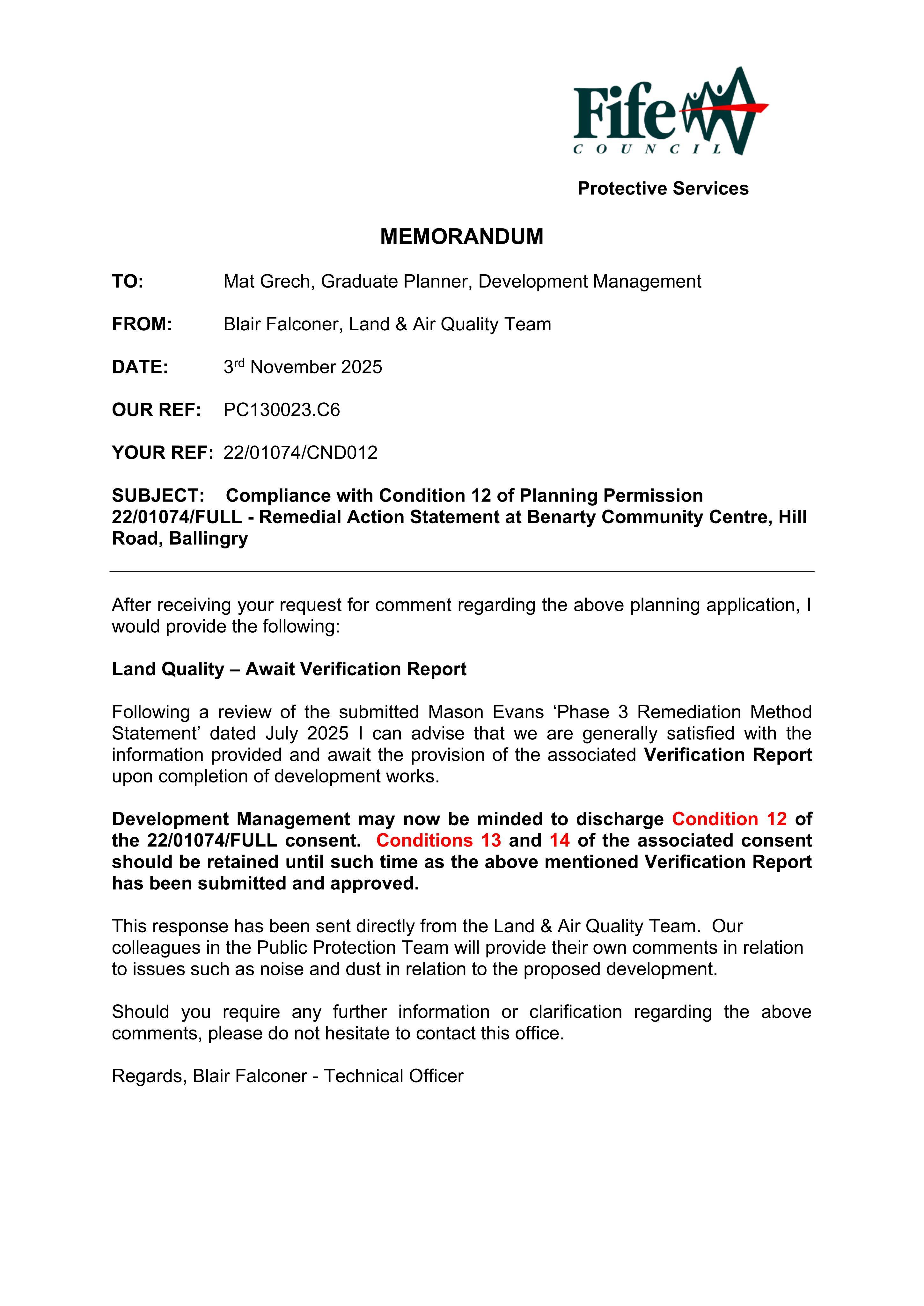 Planning document