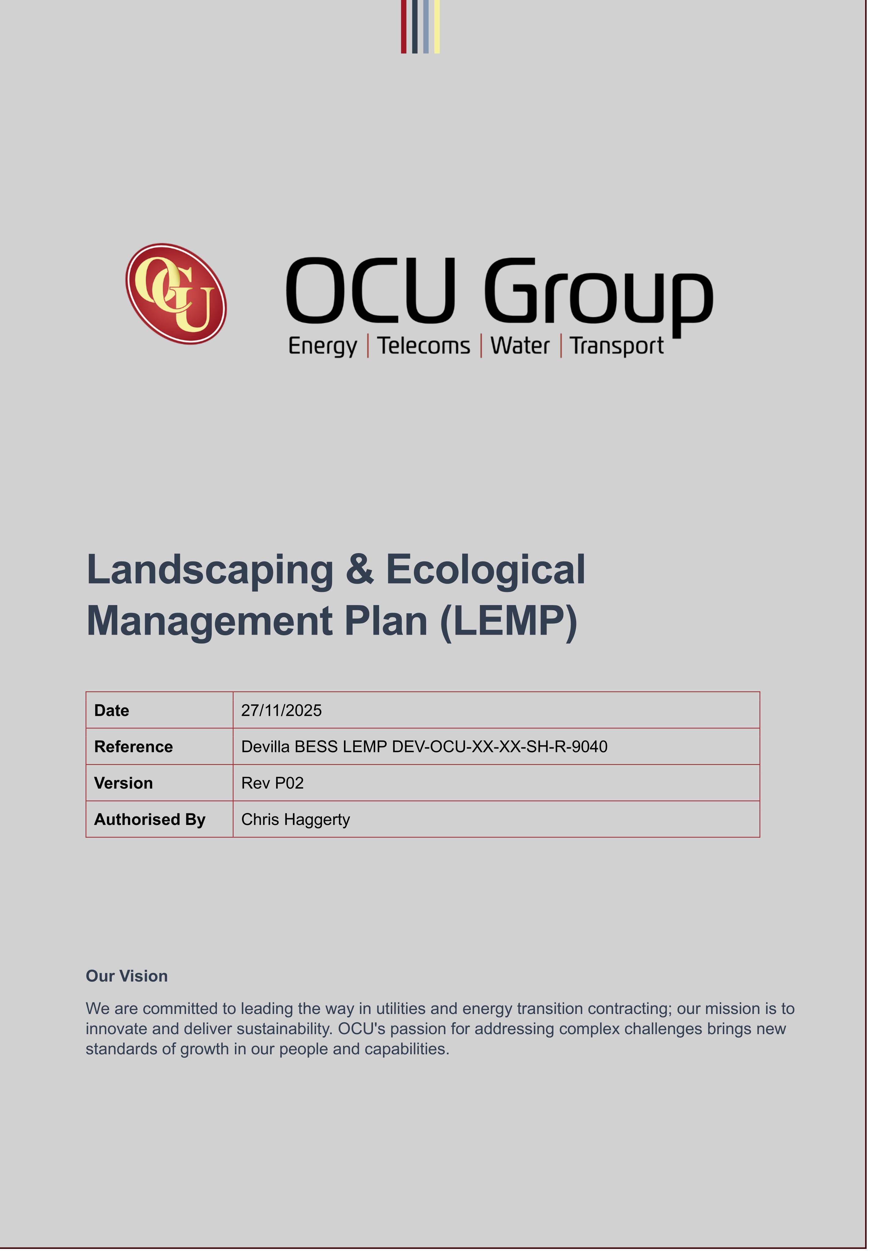 Planning document