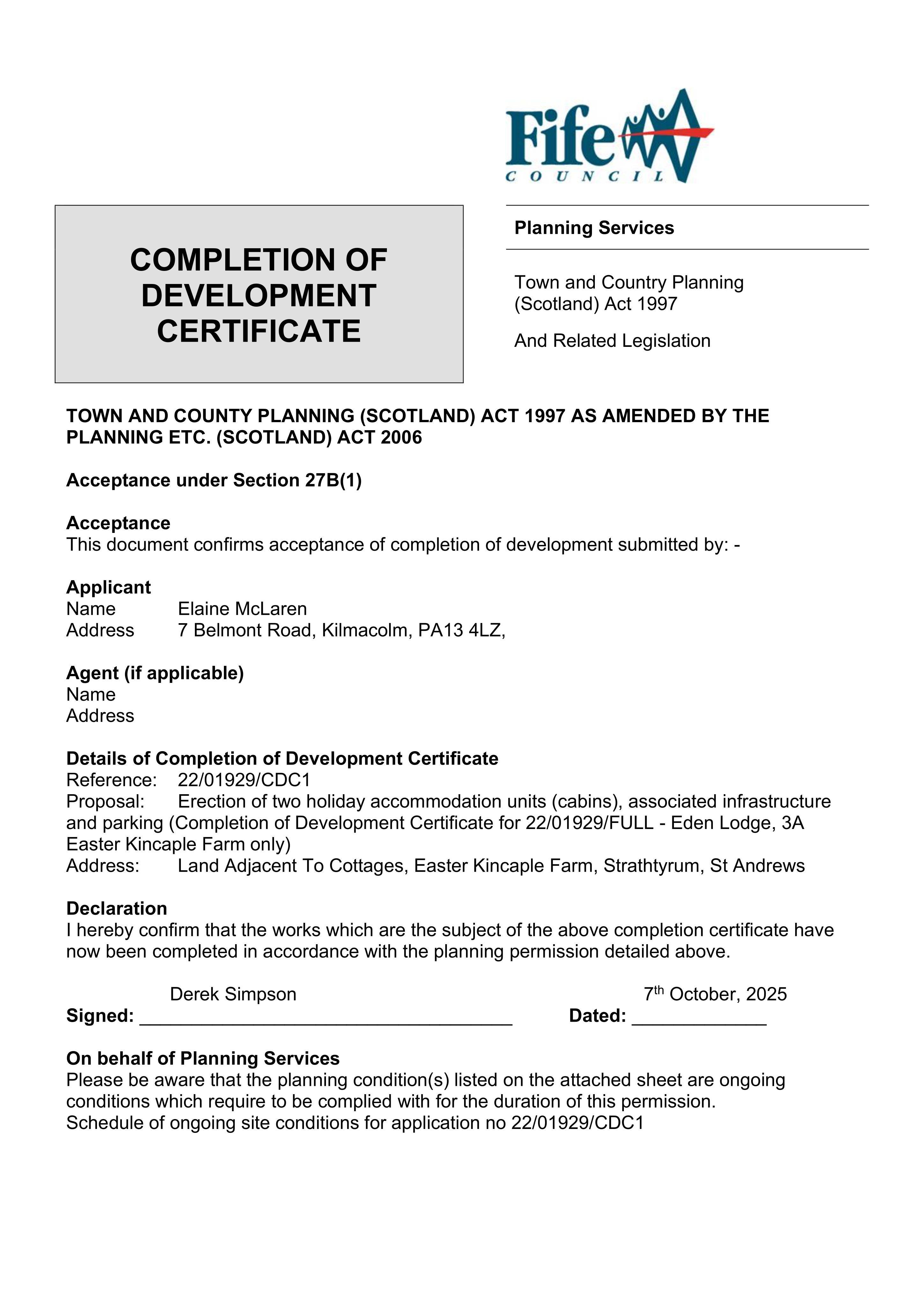 Planning document