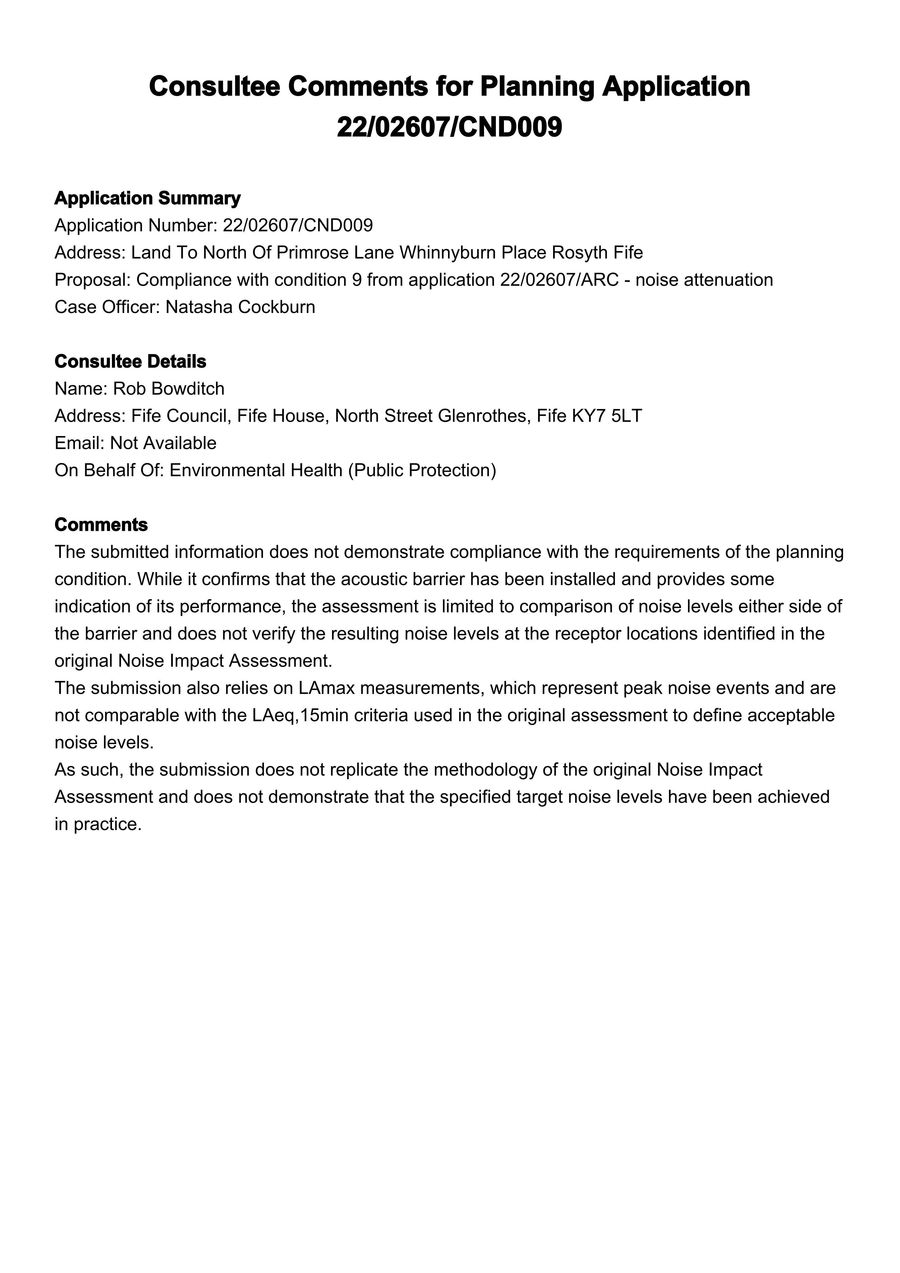 Planning document