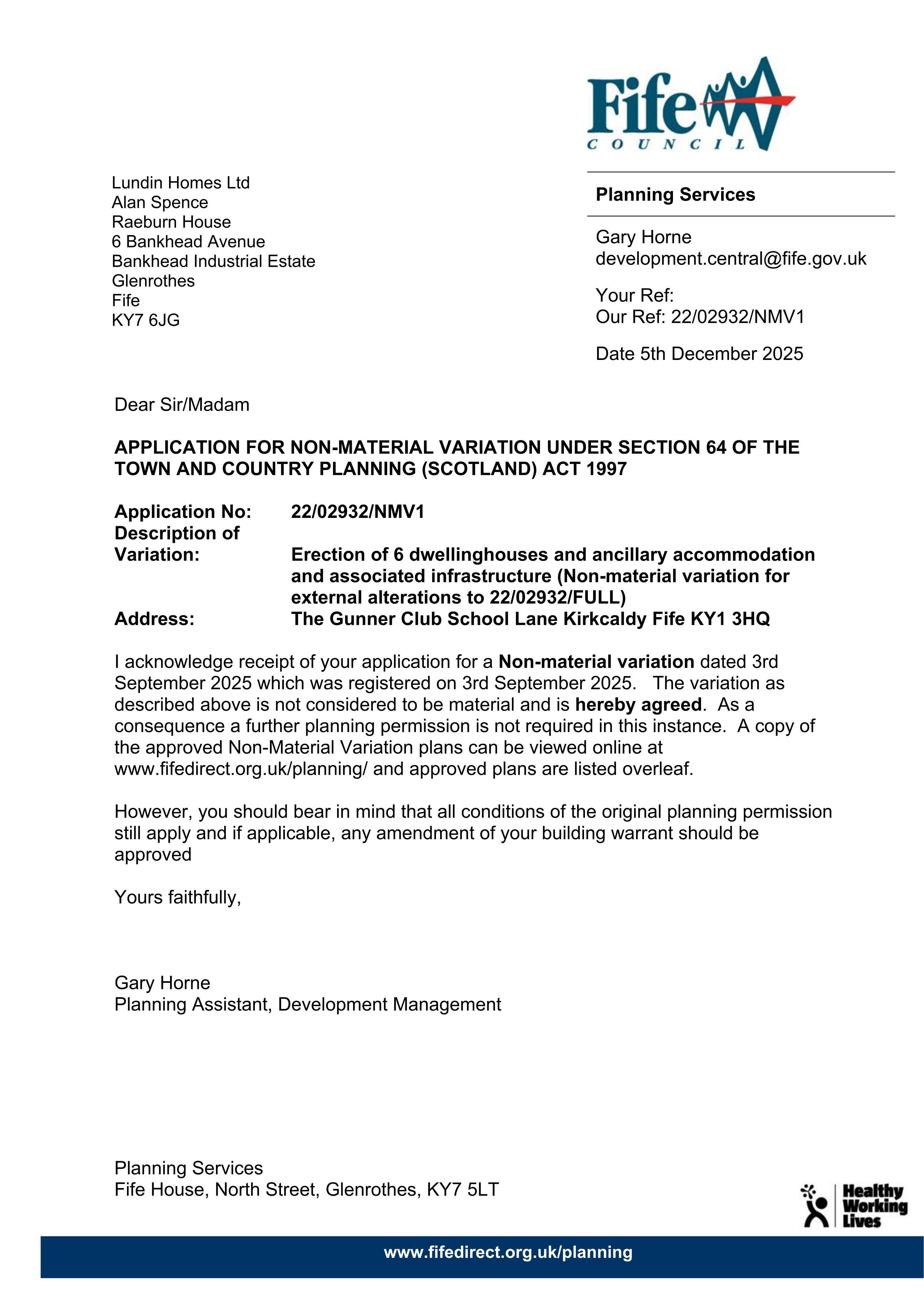 Planning document