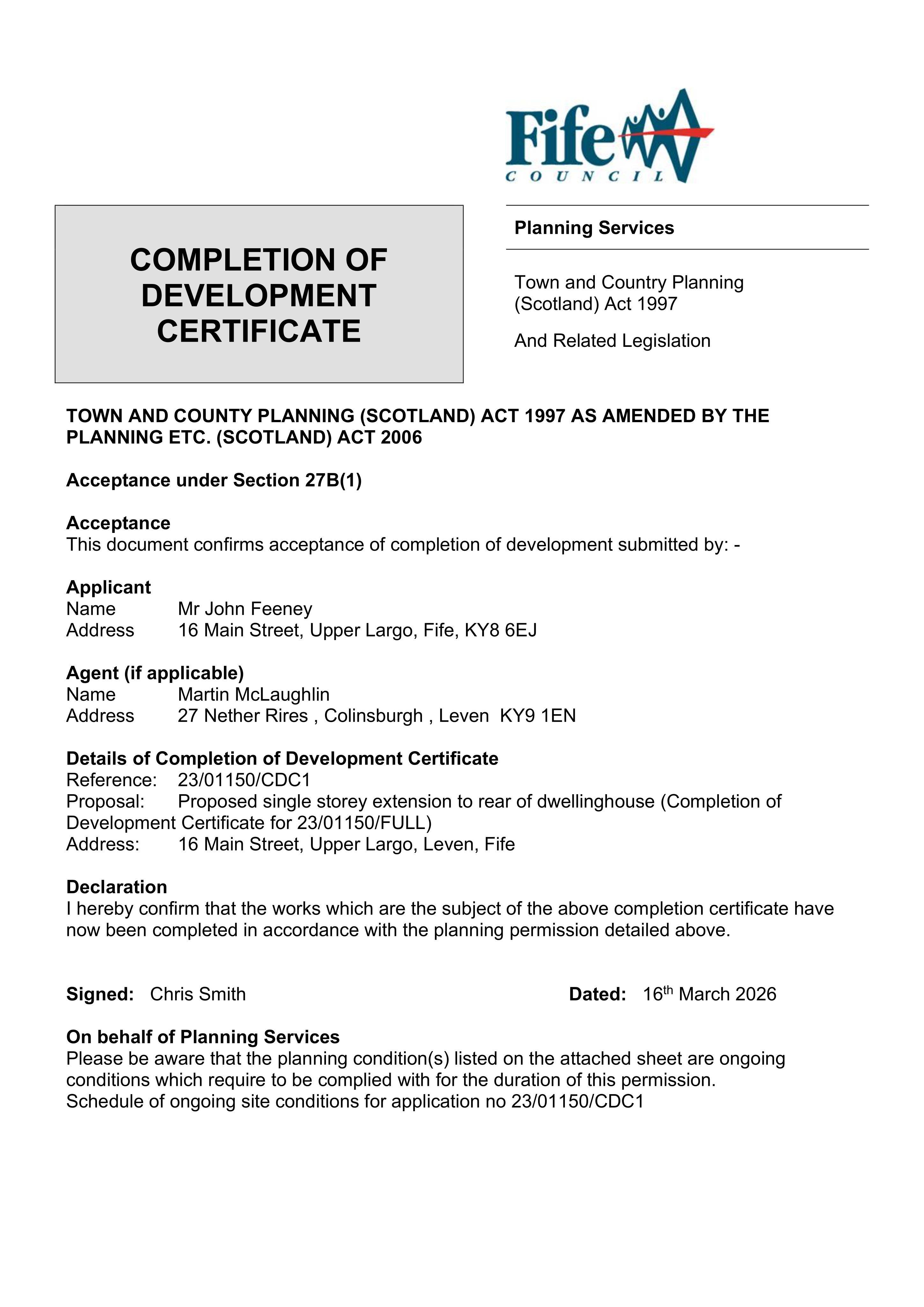 Planning document