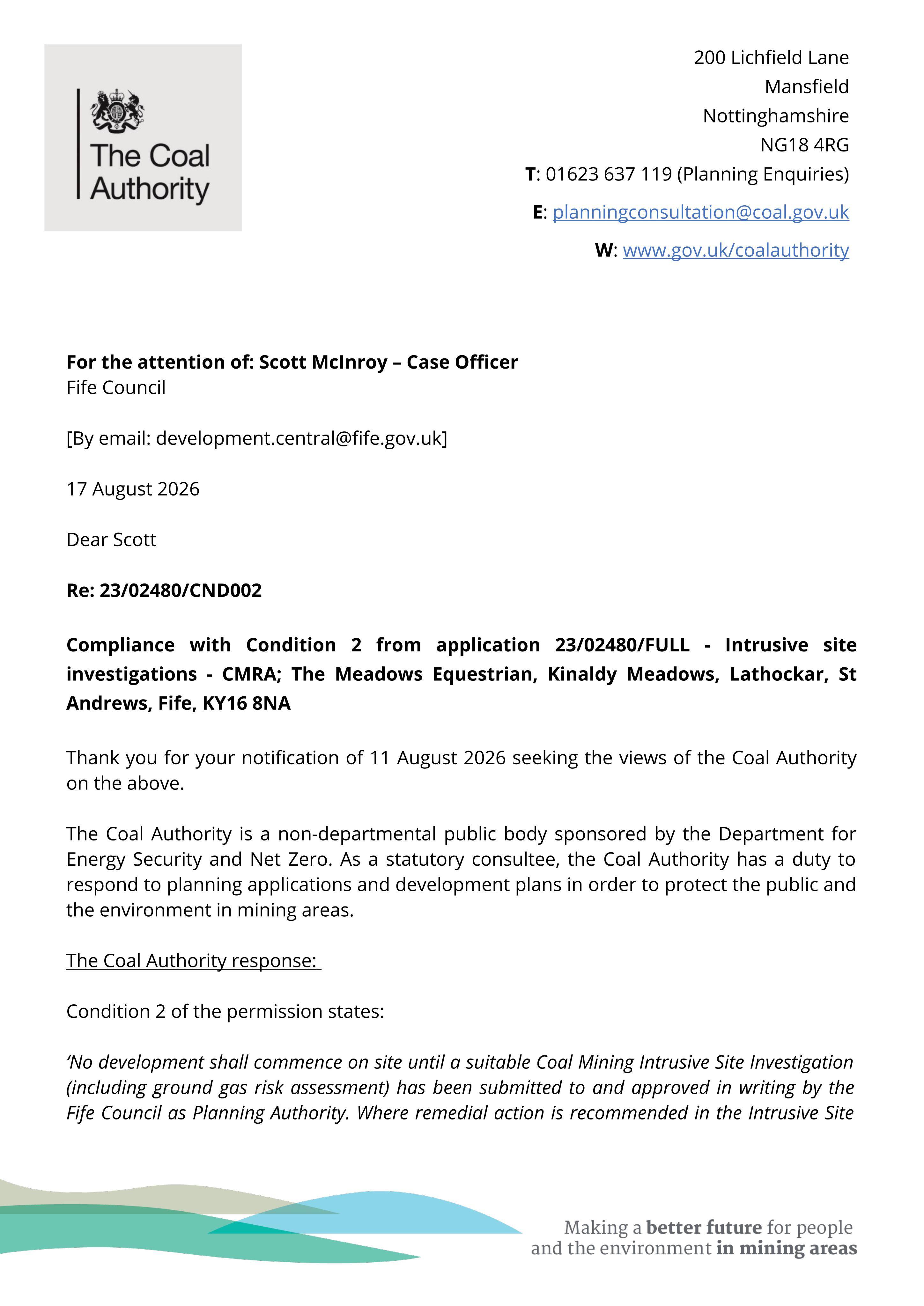 Planning document