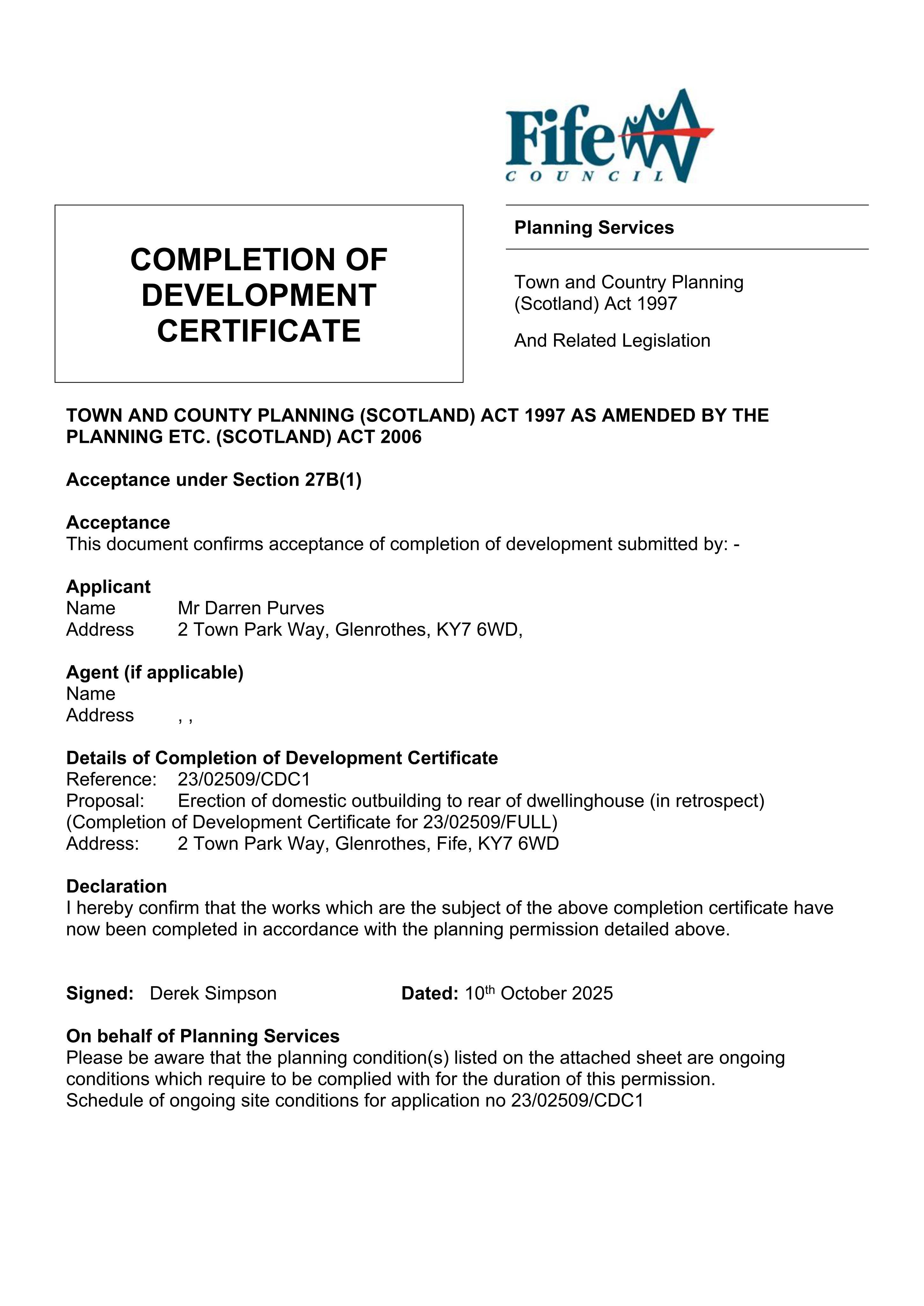 Planning document