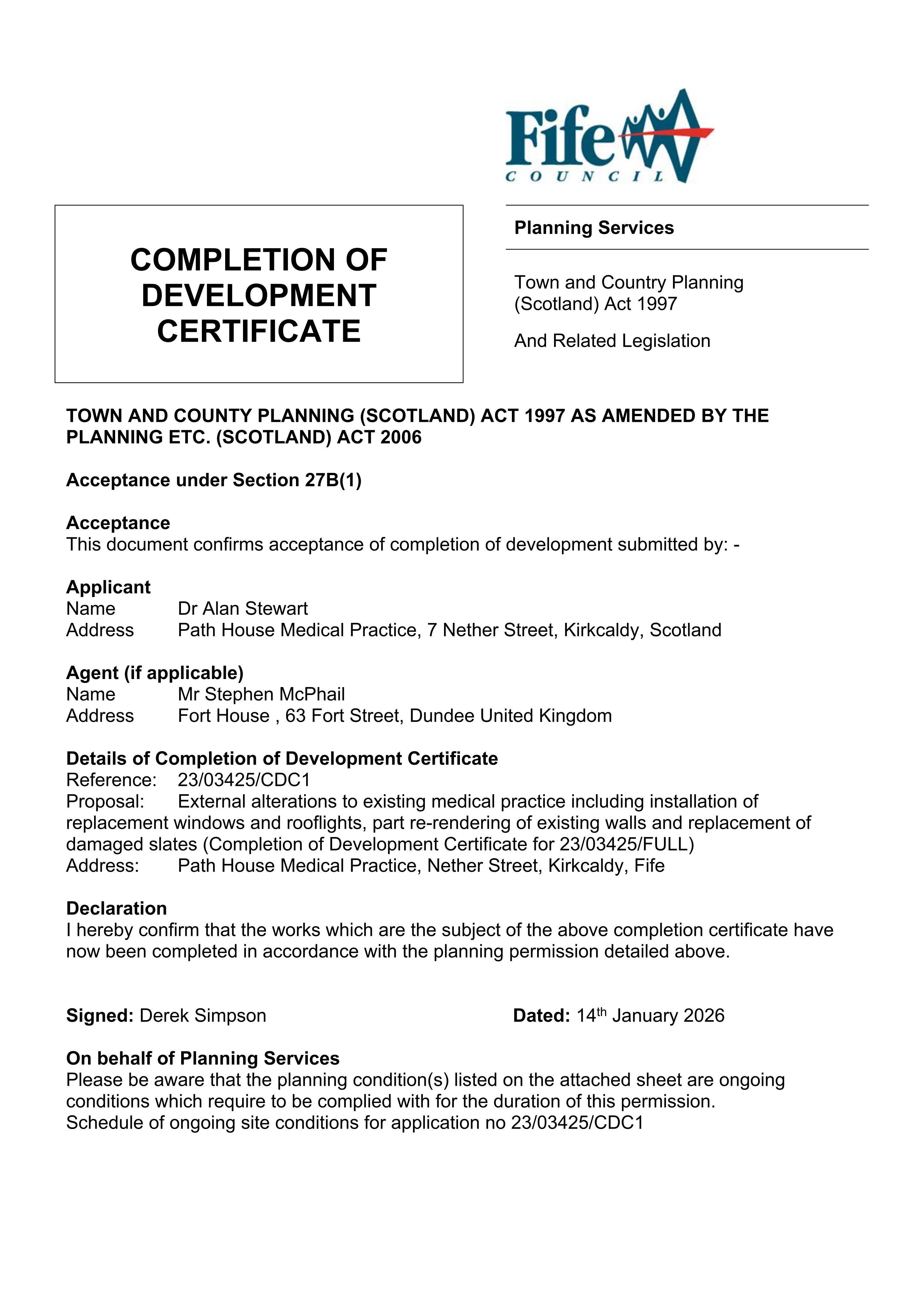Planning document