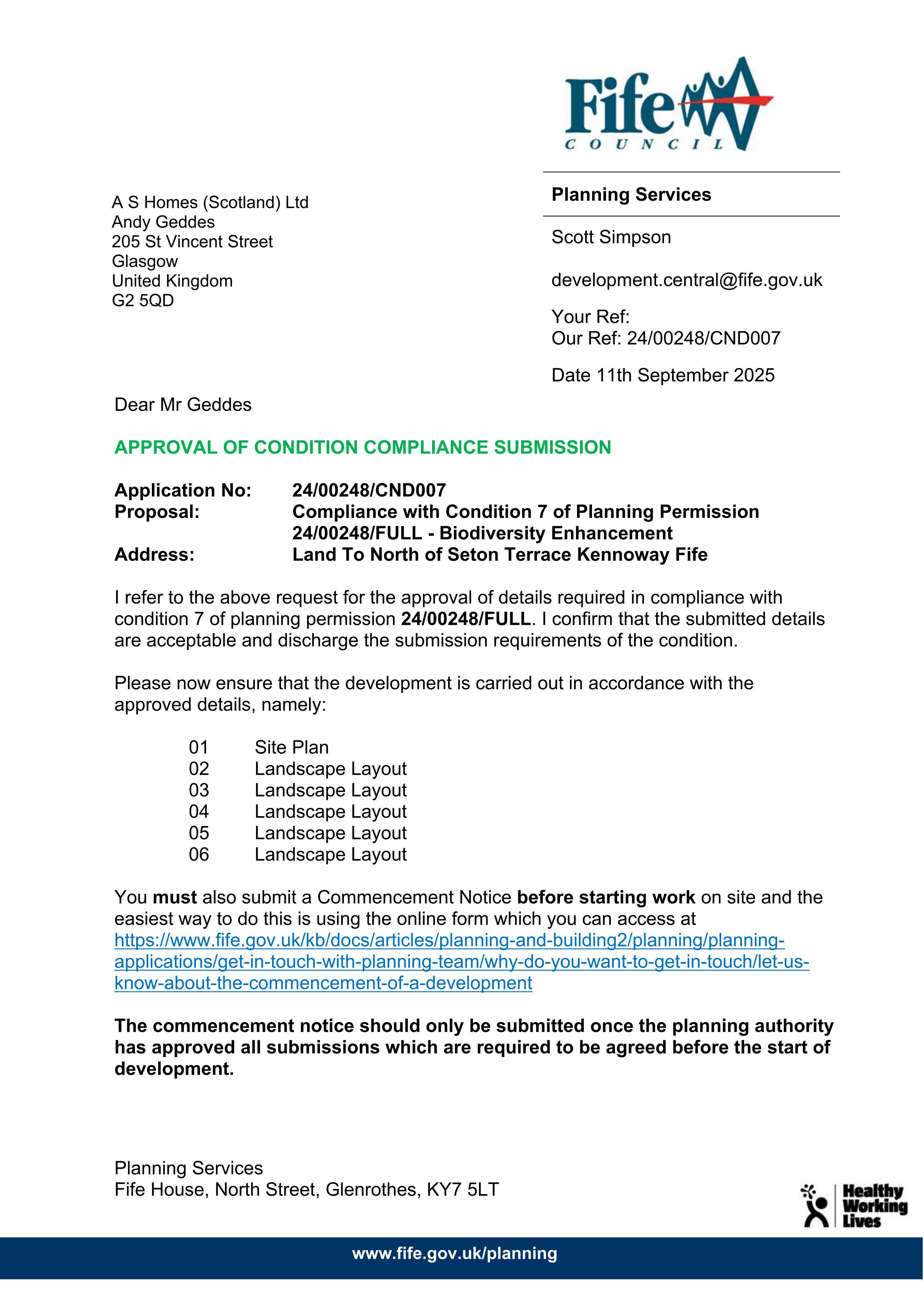 Planning document