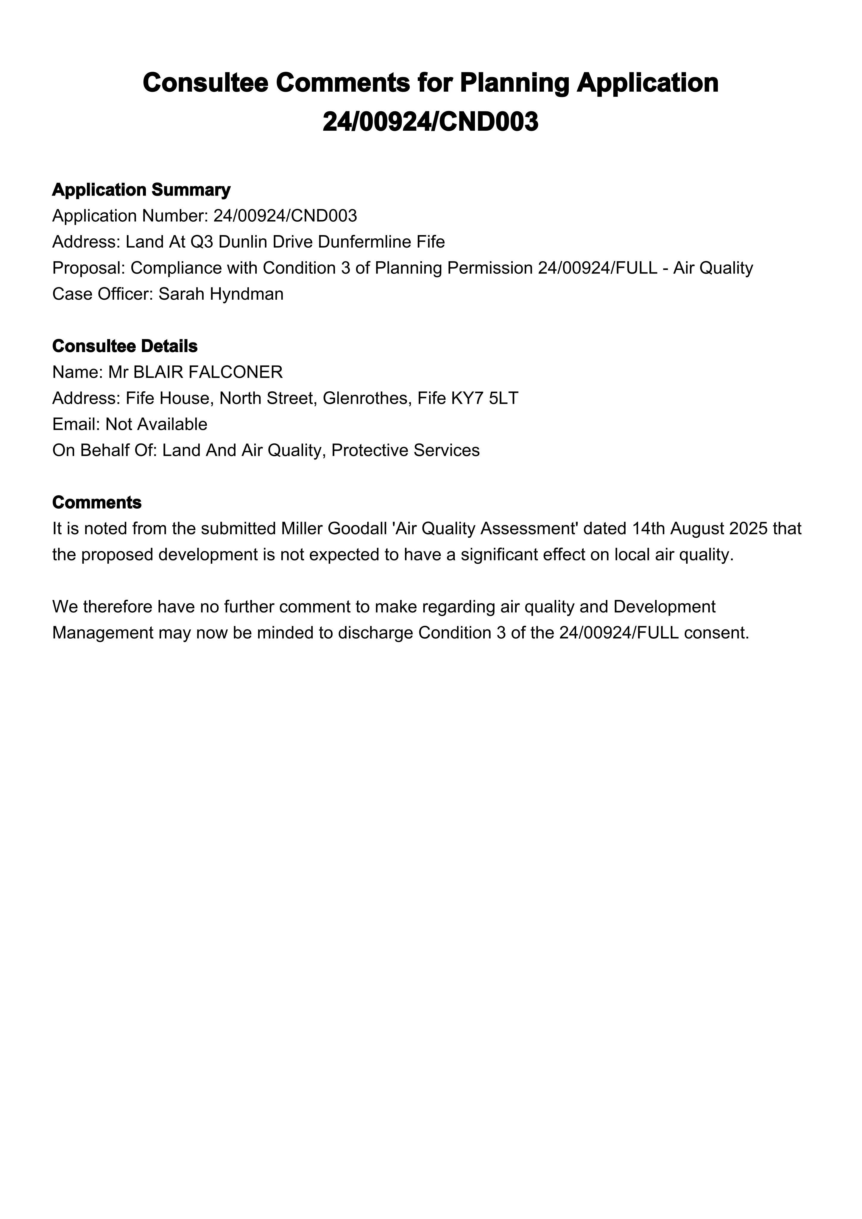 Planning document