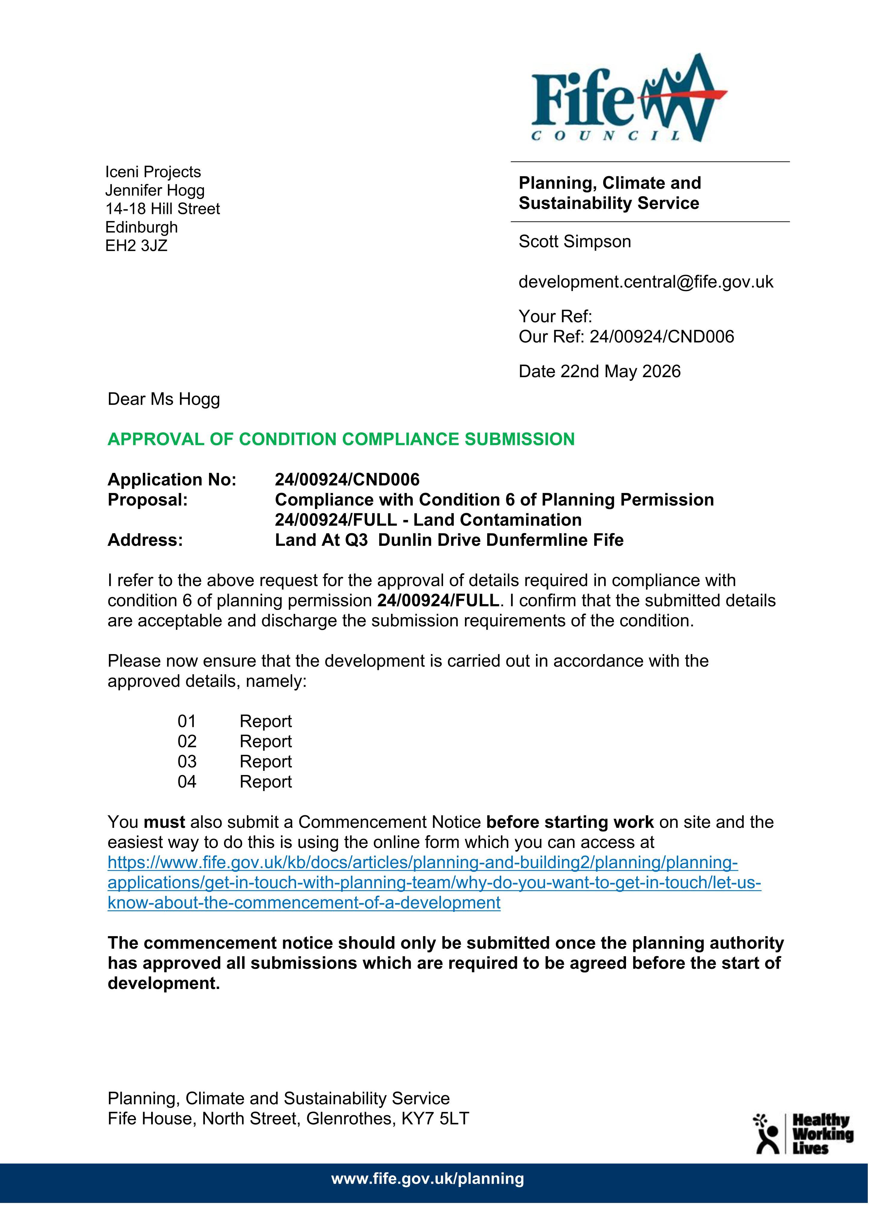 Planning document