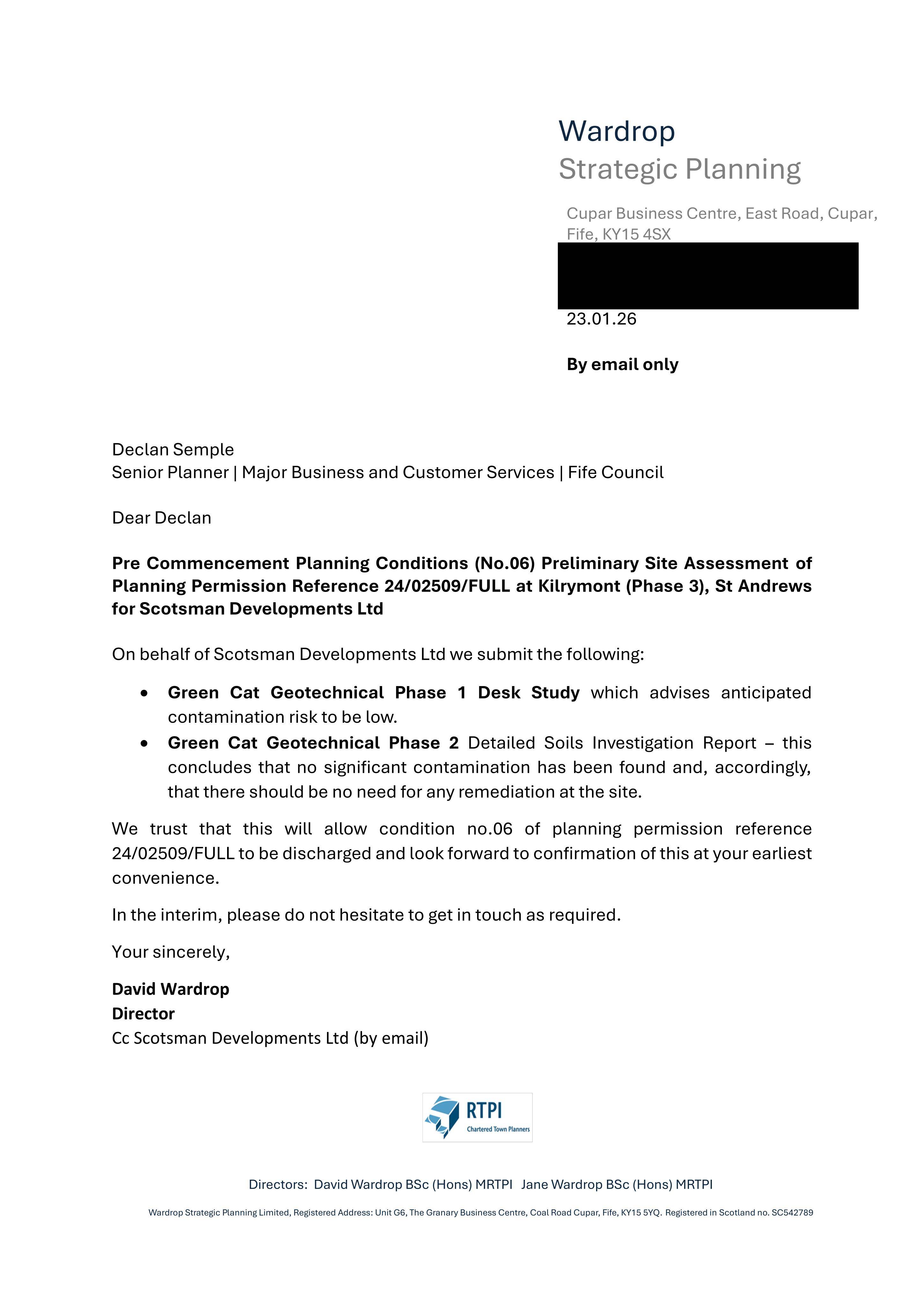 Planning document