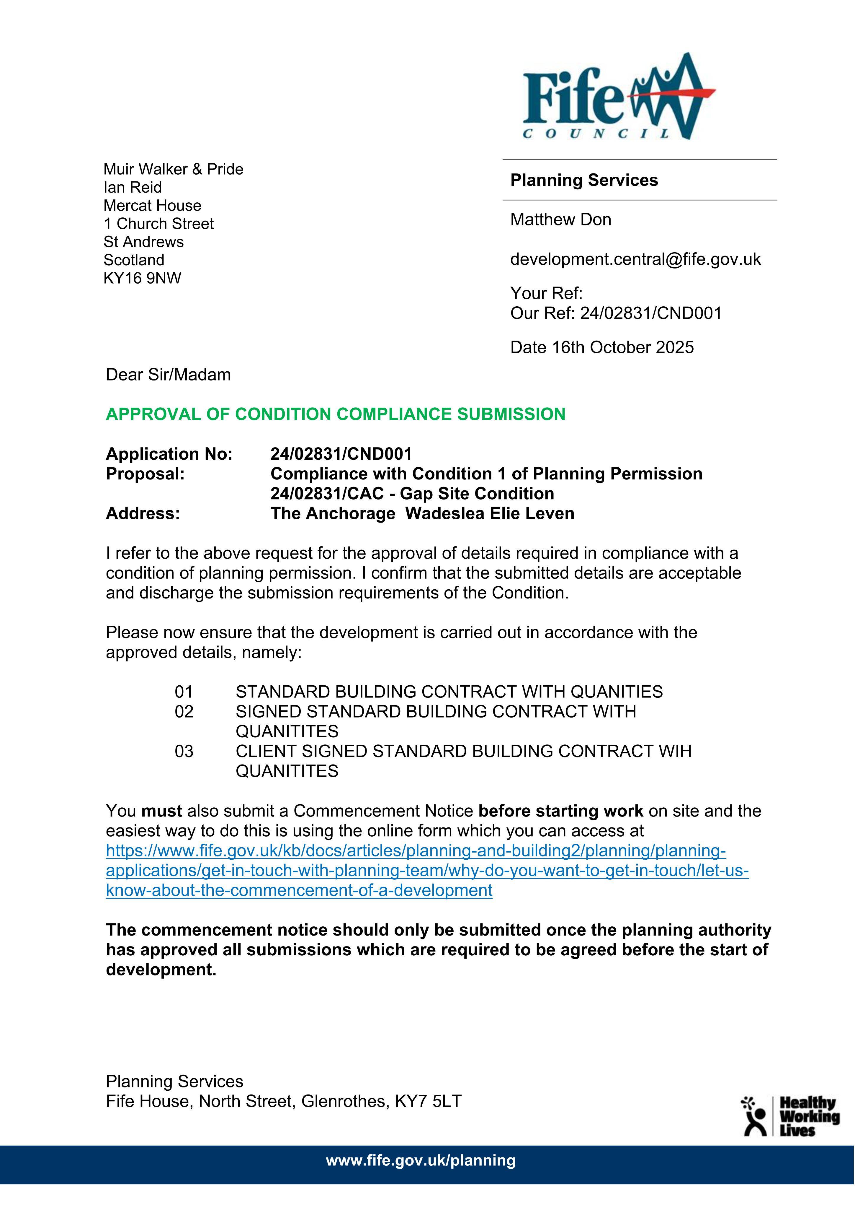 Planning document