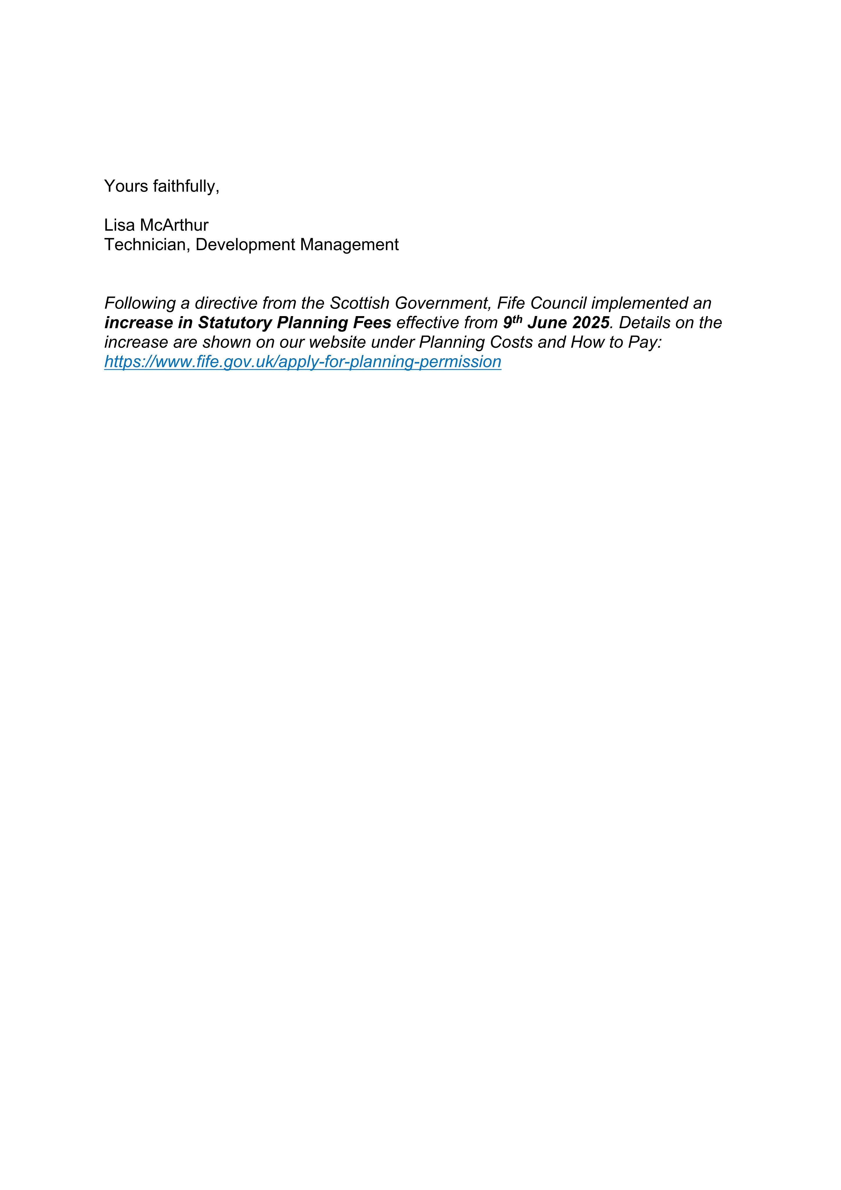 Planning document