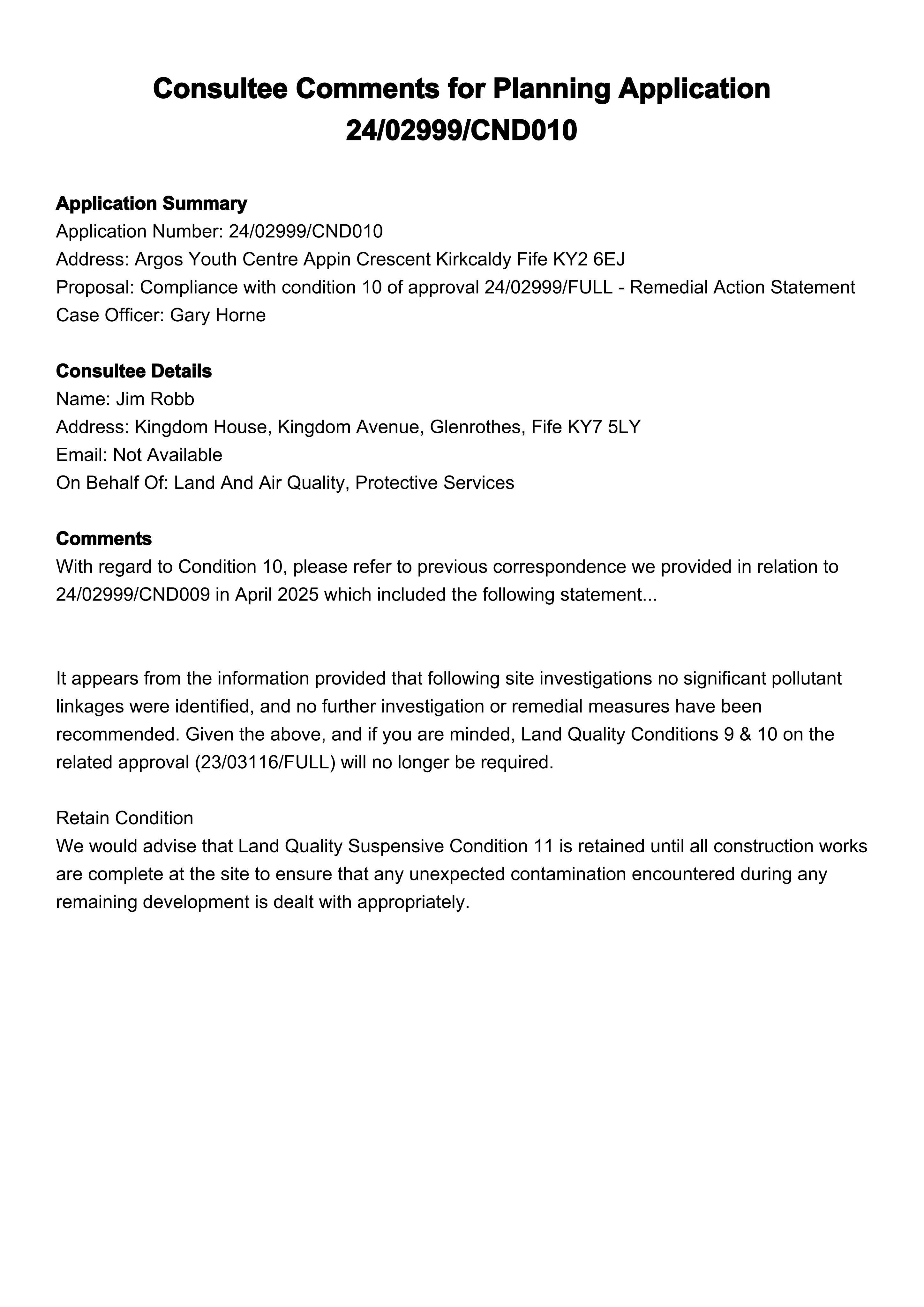 Planning document
