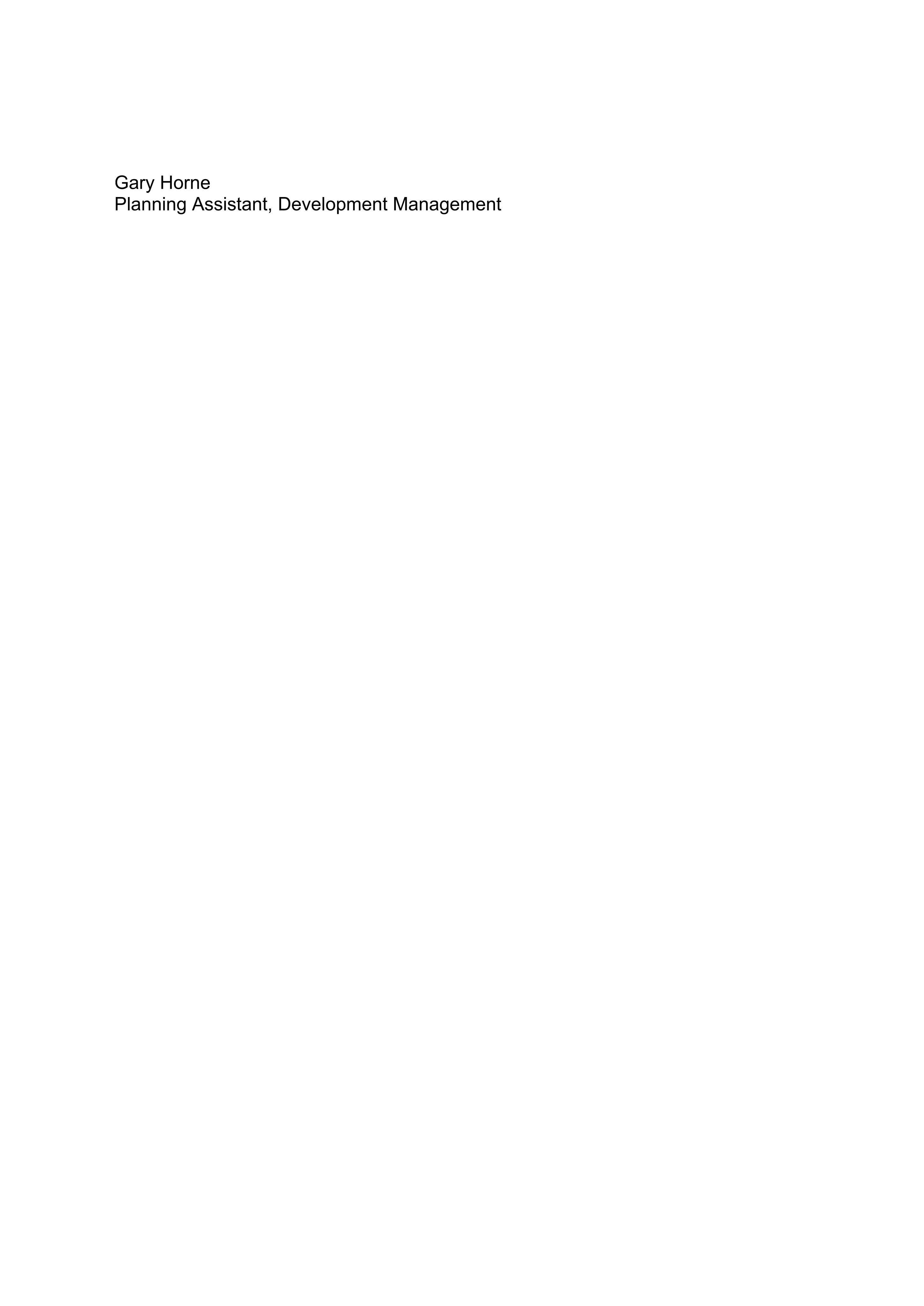 Planning document