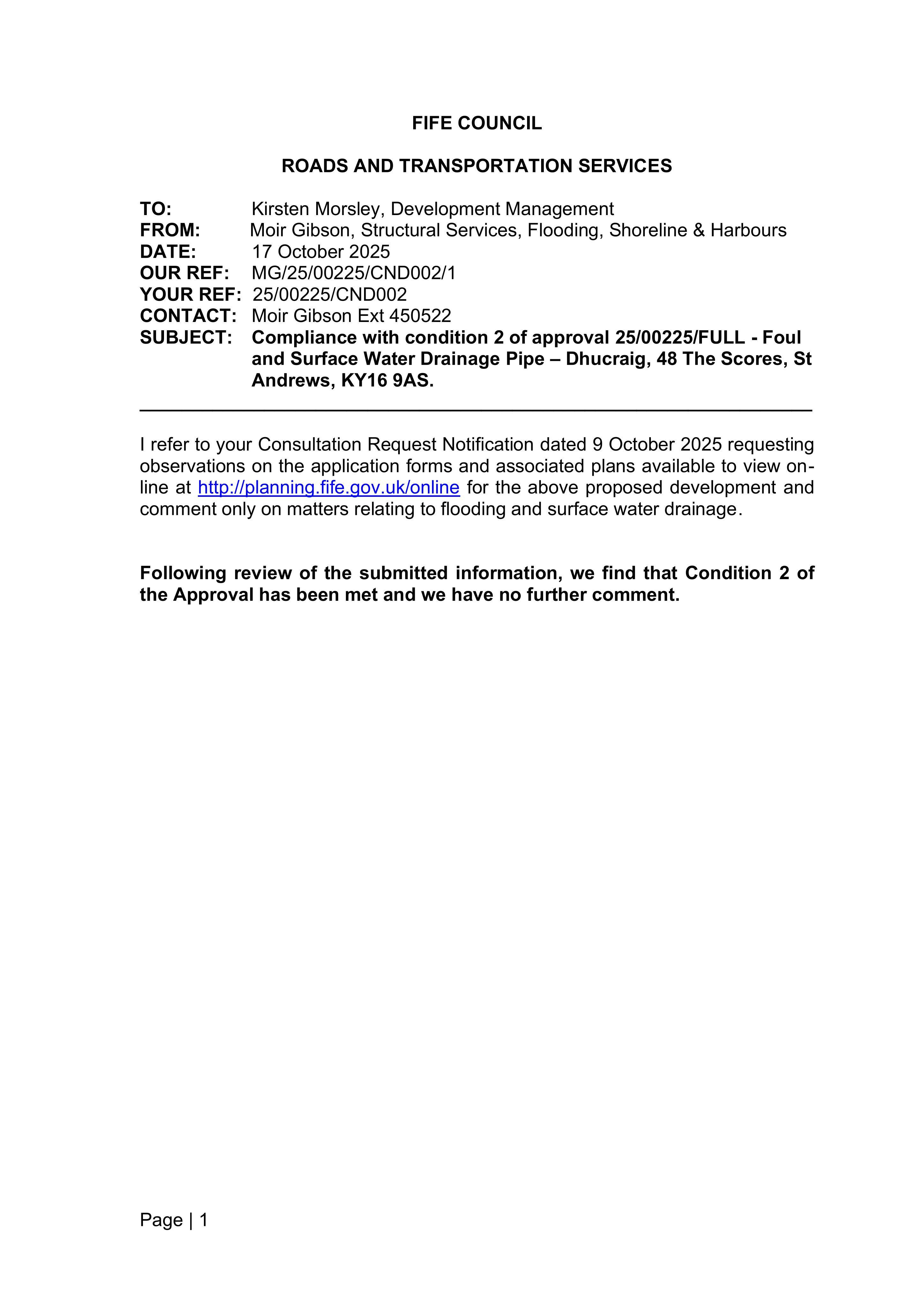 Planning document
