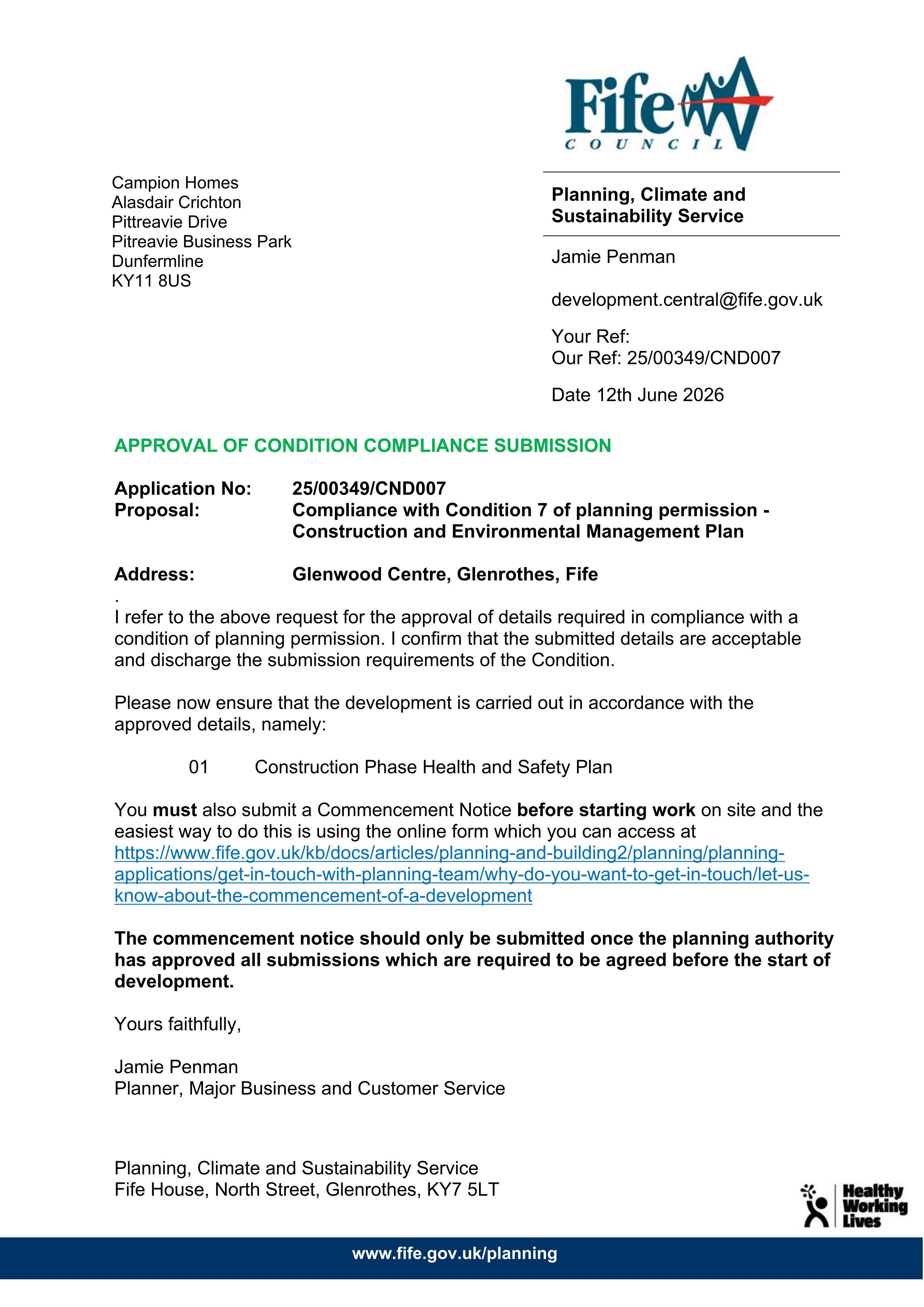 Planning document